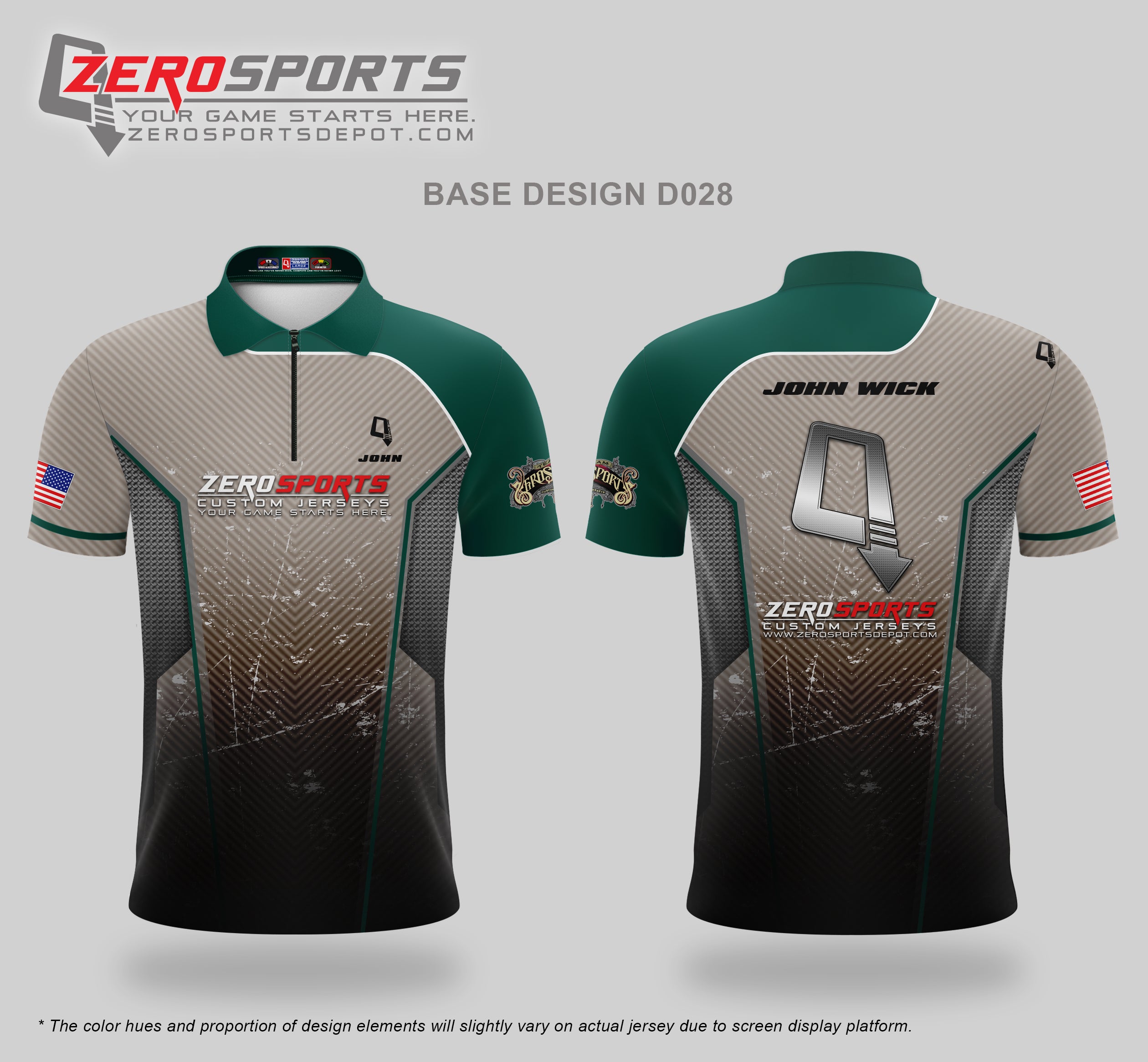 Custom Jersey Base Design #028