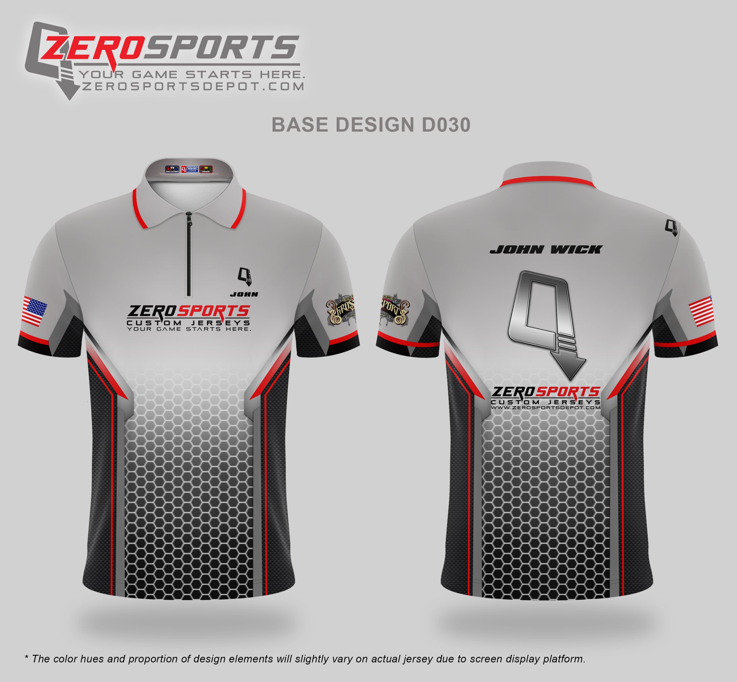 Custom Jersey Base Design #030