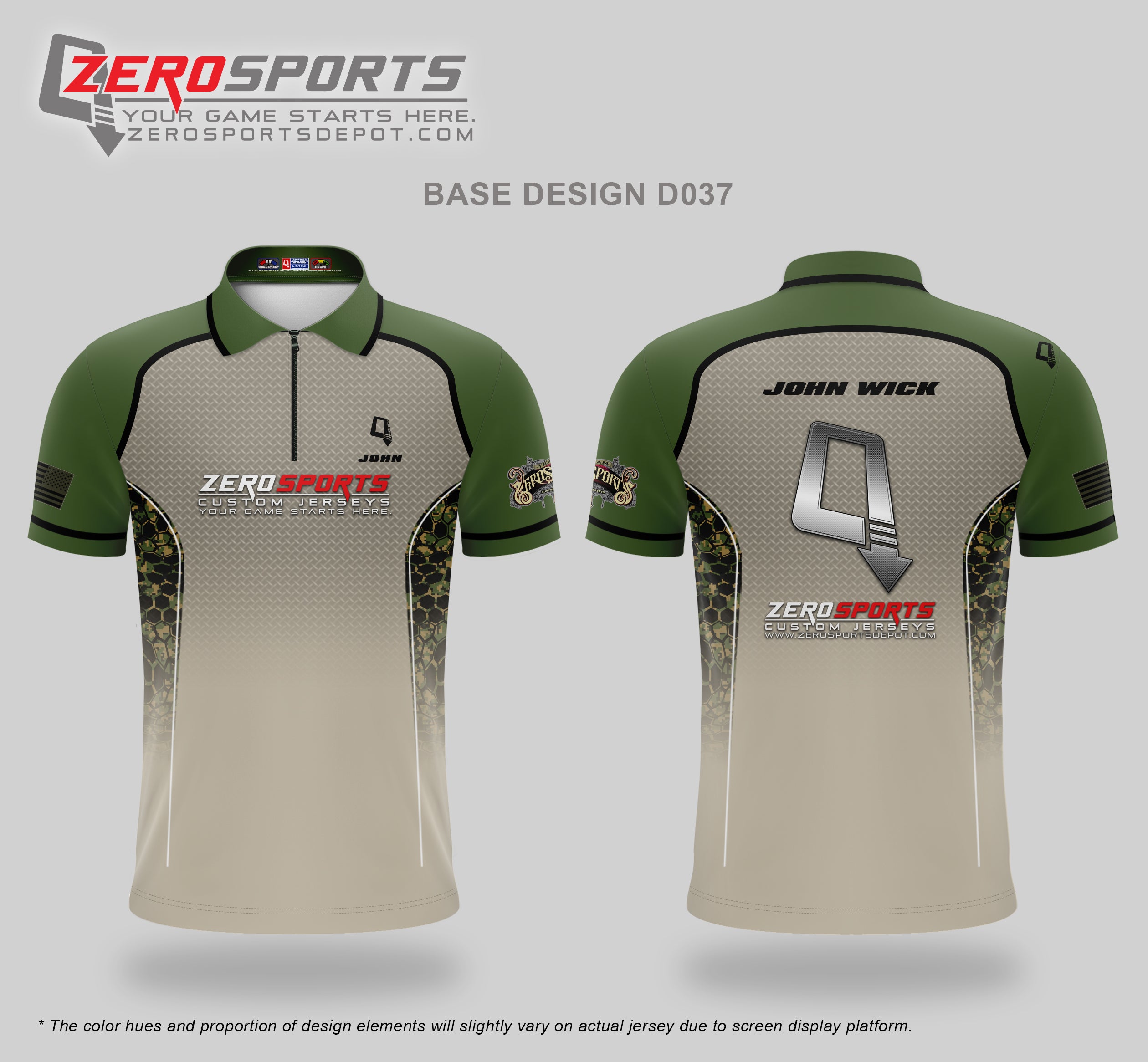 Custom Jersey Base Design #037
