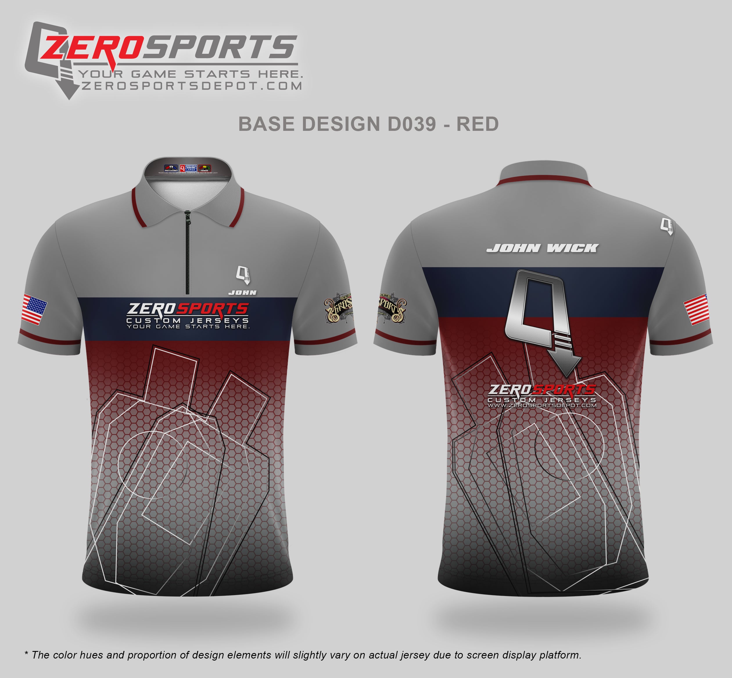 Custom Jersey Base Design #039