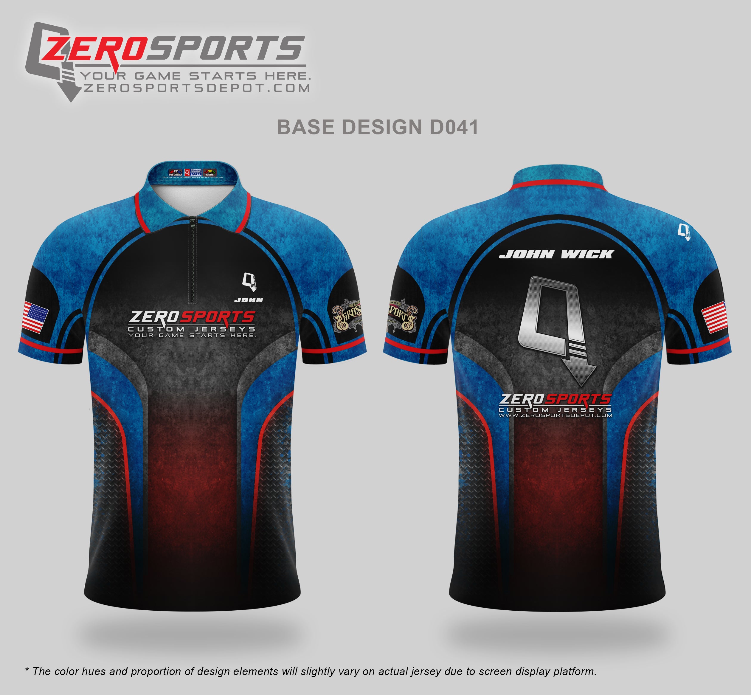 Custom Jersey Base Design #041