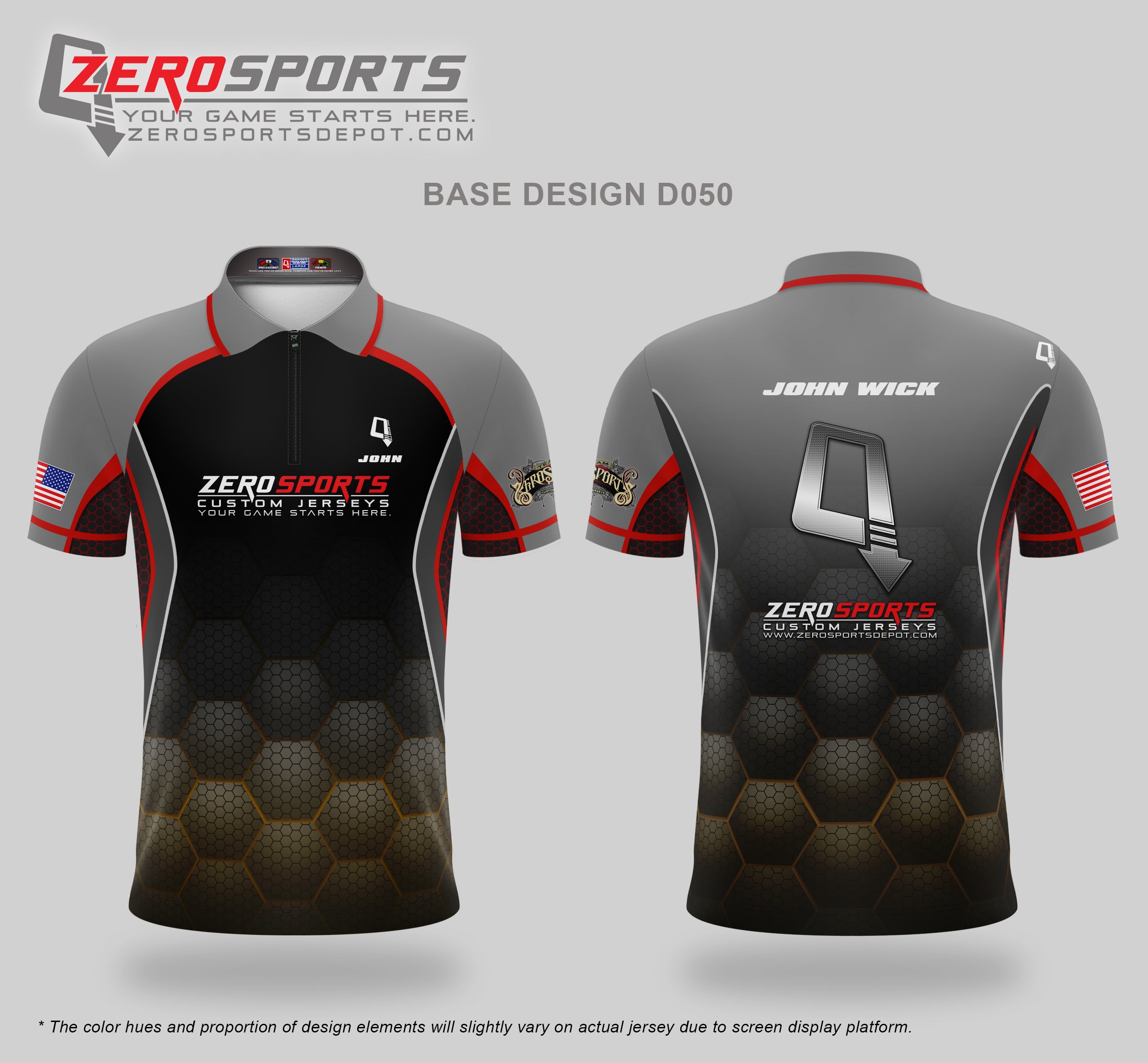 Custom Jersey Base Design #050
