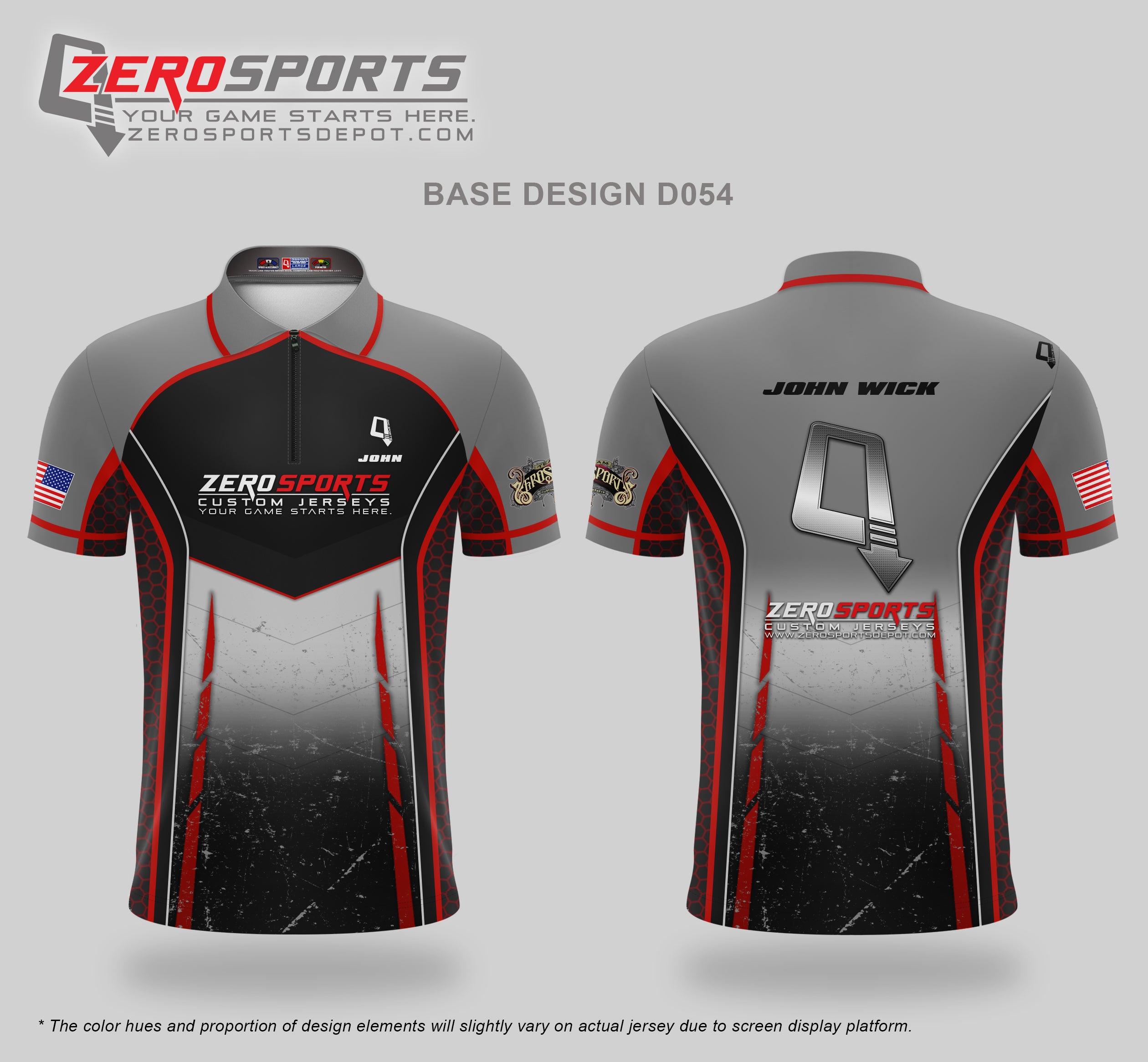Custom Jersey Base Design #054
