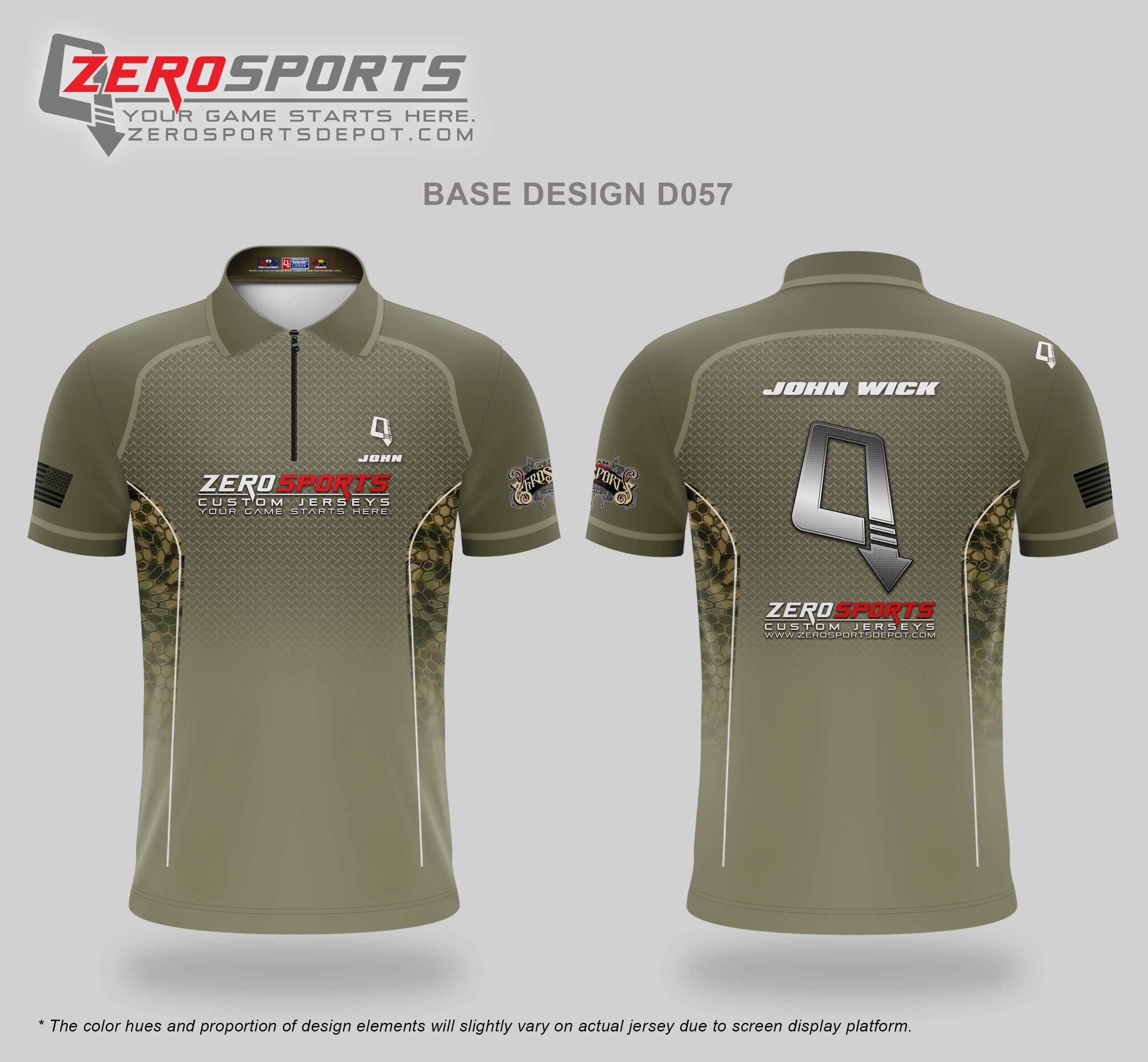 Custom Jersey Base Design #057