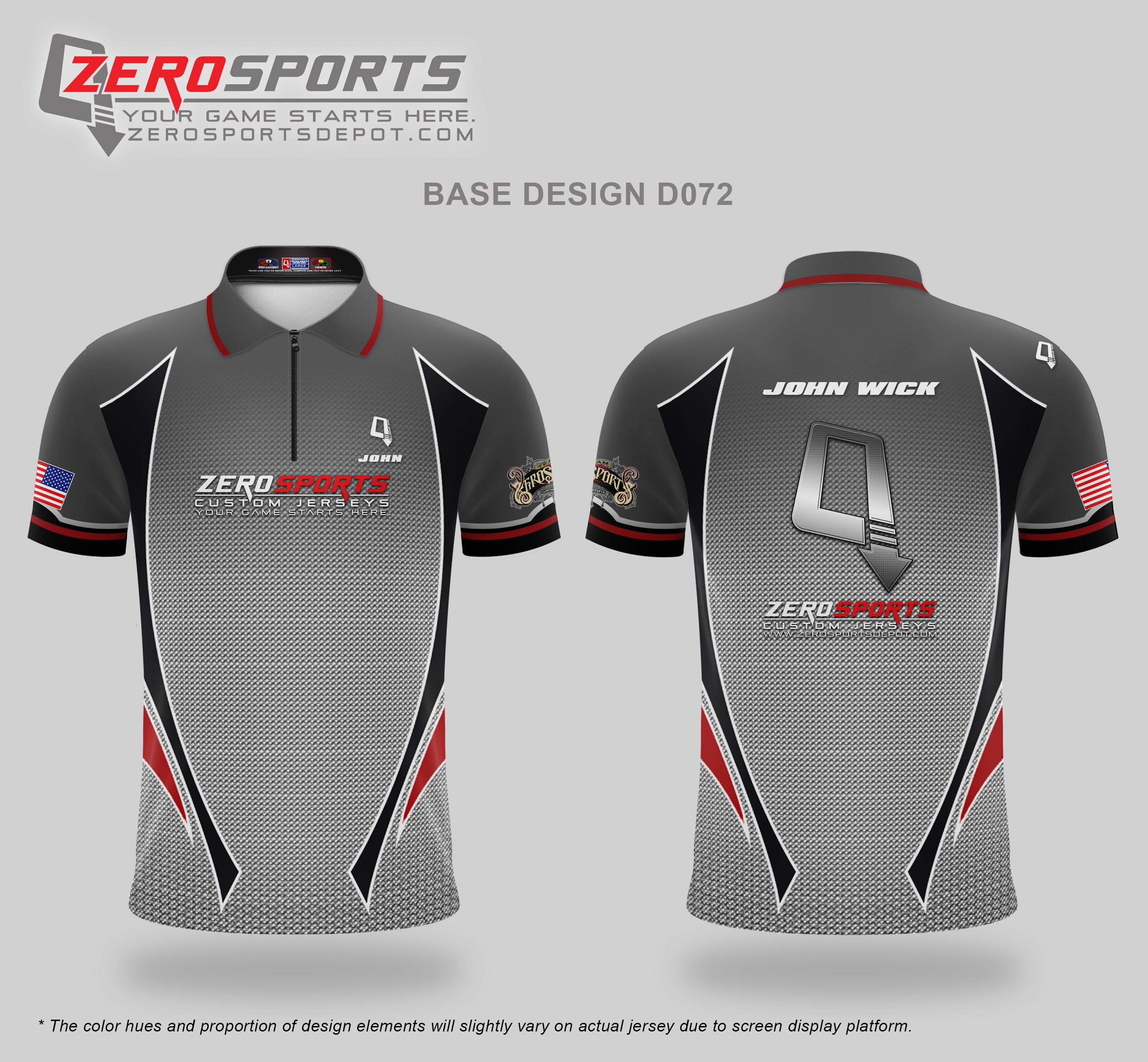Custom Jersey Base Design #072