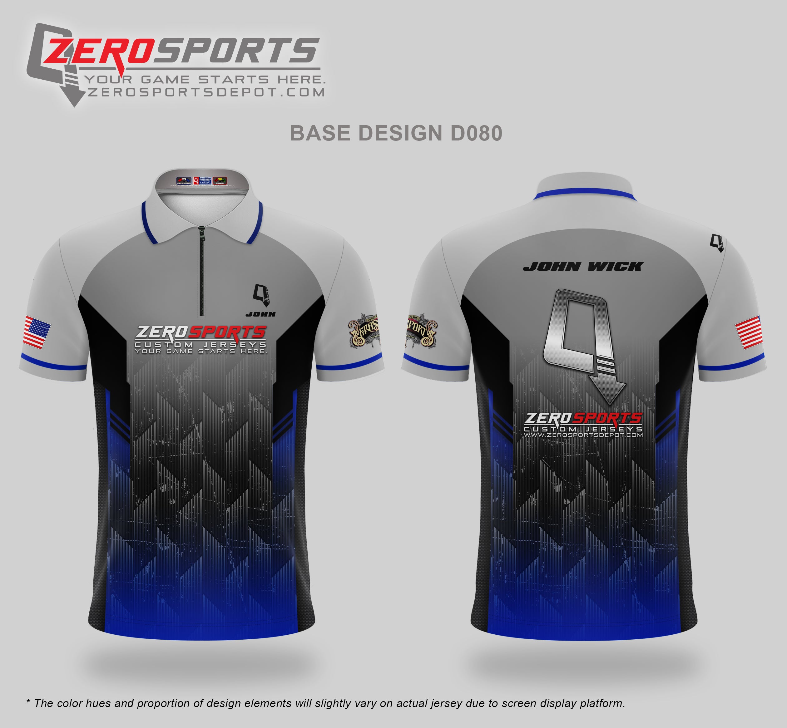 Custom Jersey Base Design #080