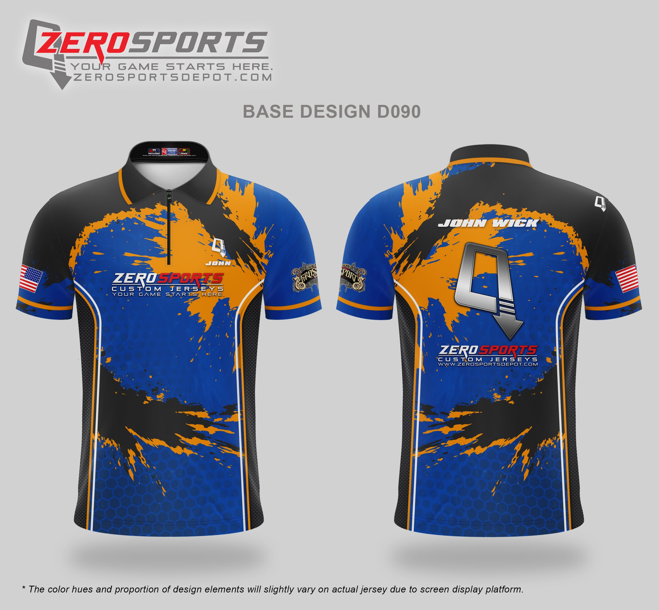 Custom Jersey Base Design #090