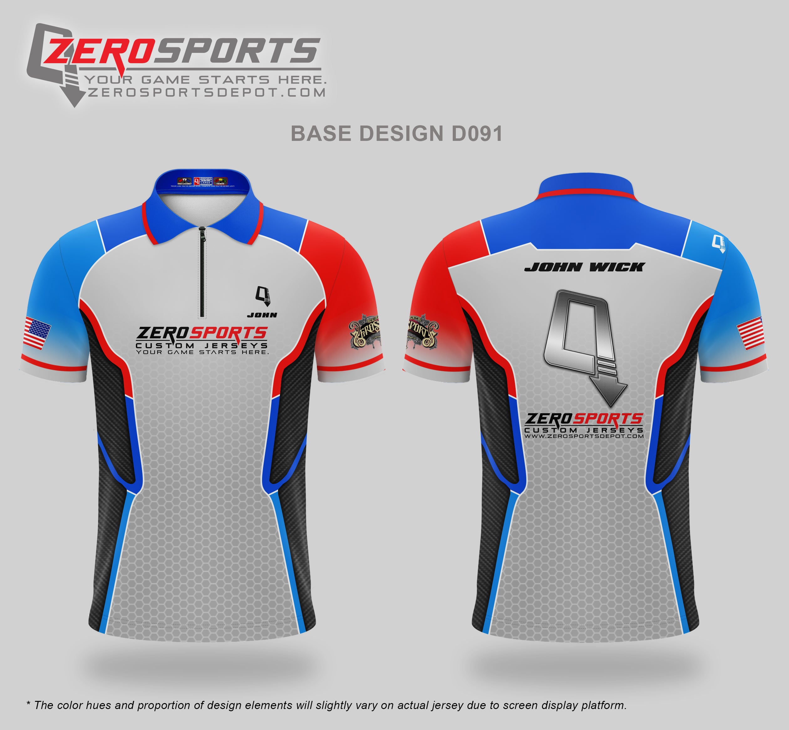 Custom Jersey Base Design #091