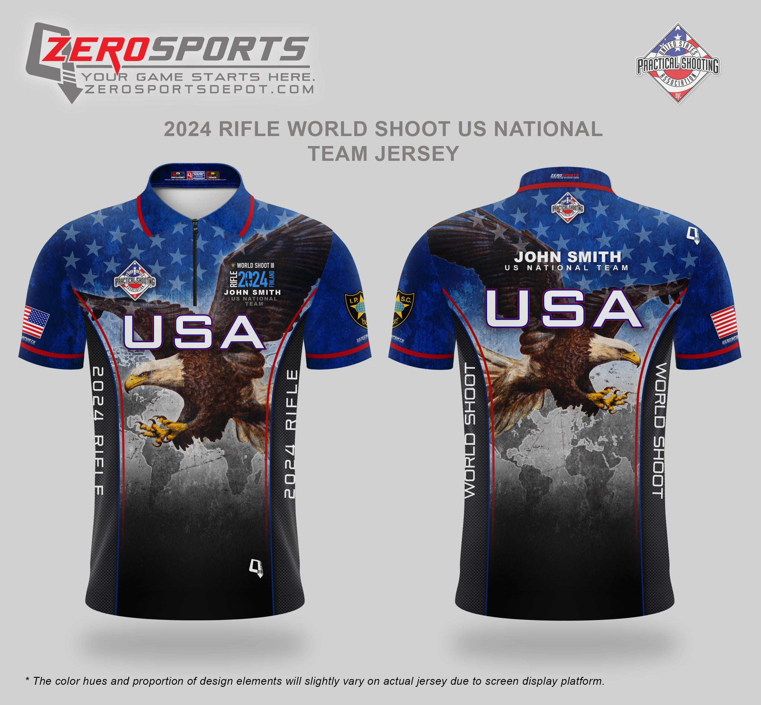 2024 IPSC Rifle World Shoot US National Team Jersey