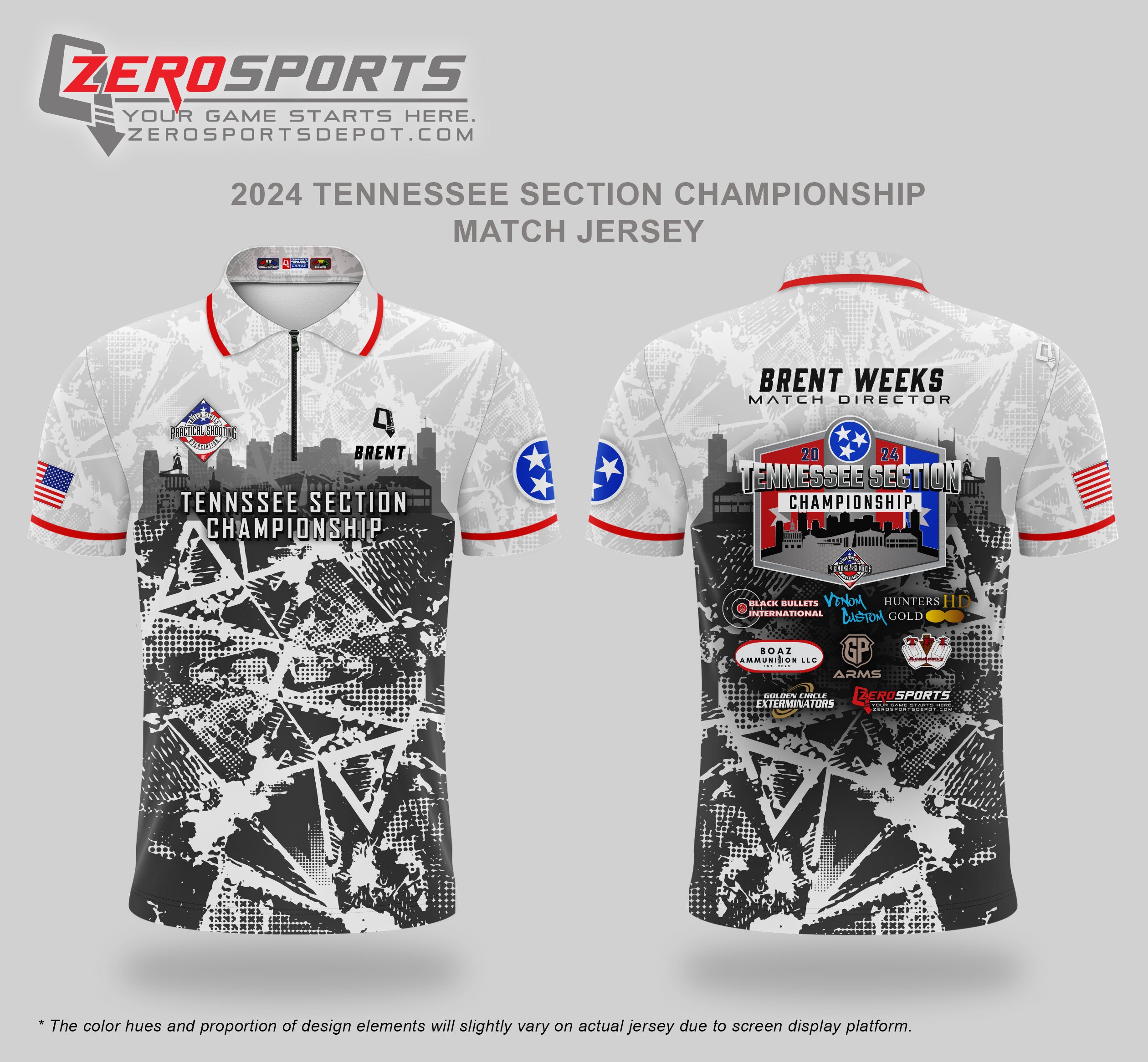 2024 Tennessee USPSA Section Championship Match Jersey