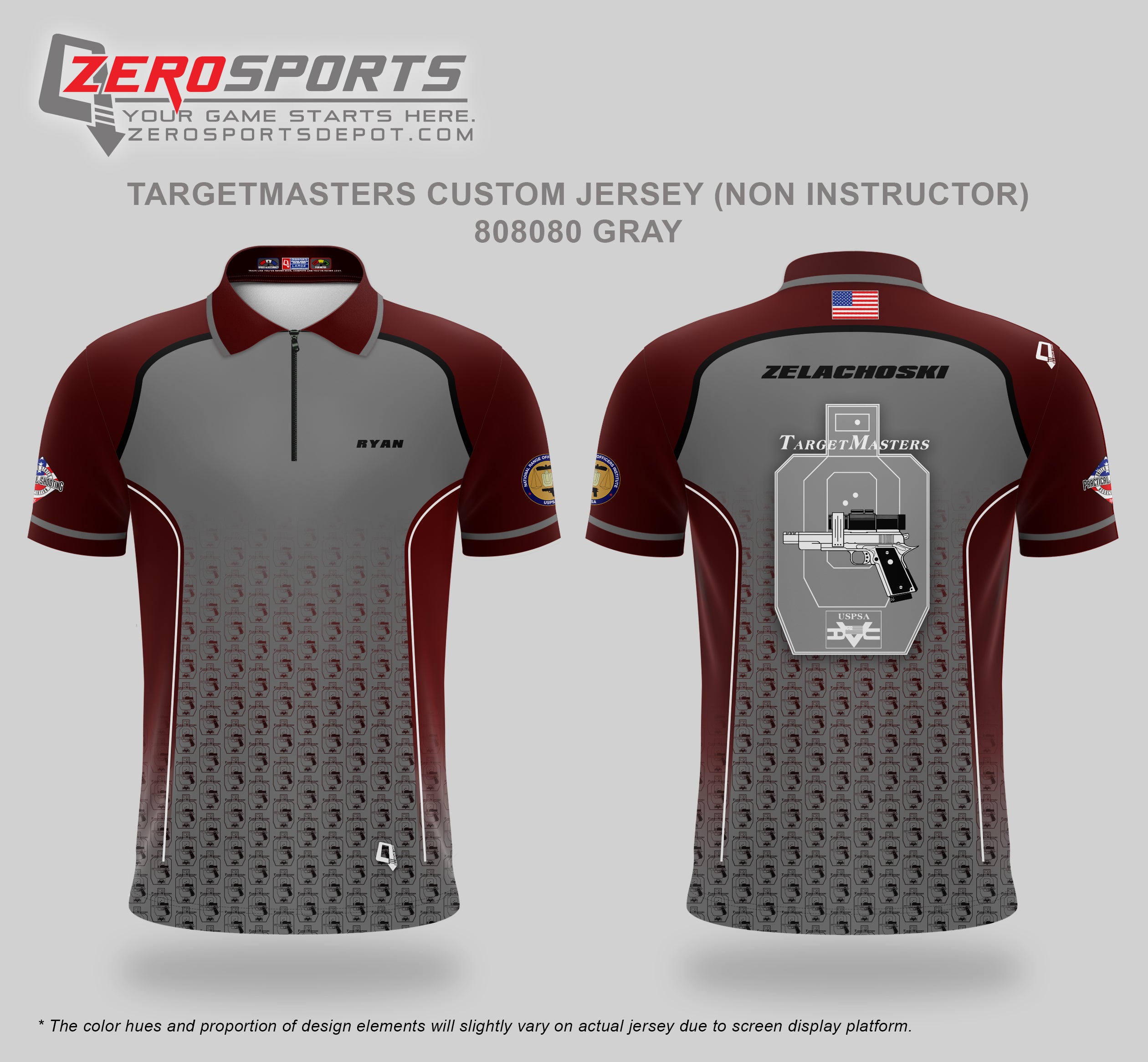 Targetmasters Custom Jerseys (Non Instructor 11pcs)