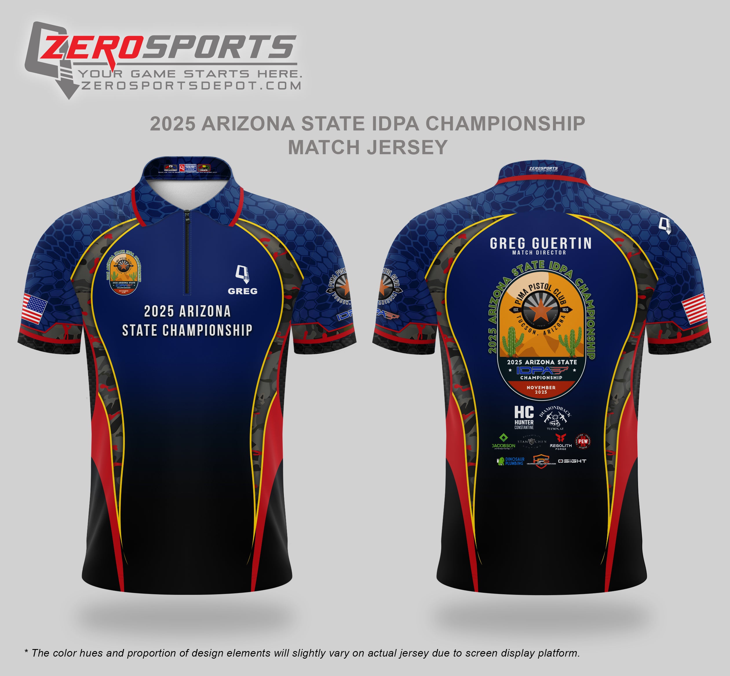 2025 Arizona State IDPA Championship Match Jersey