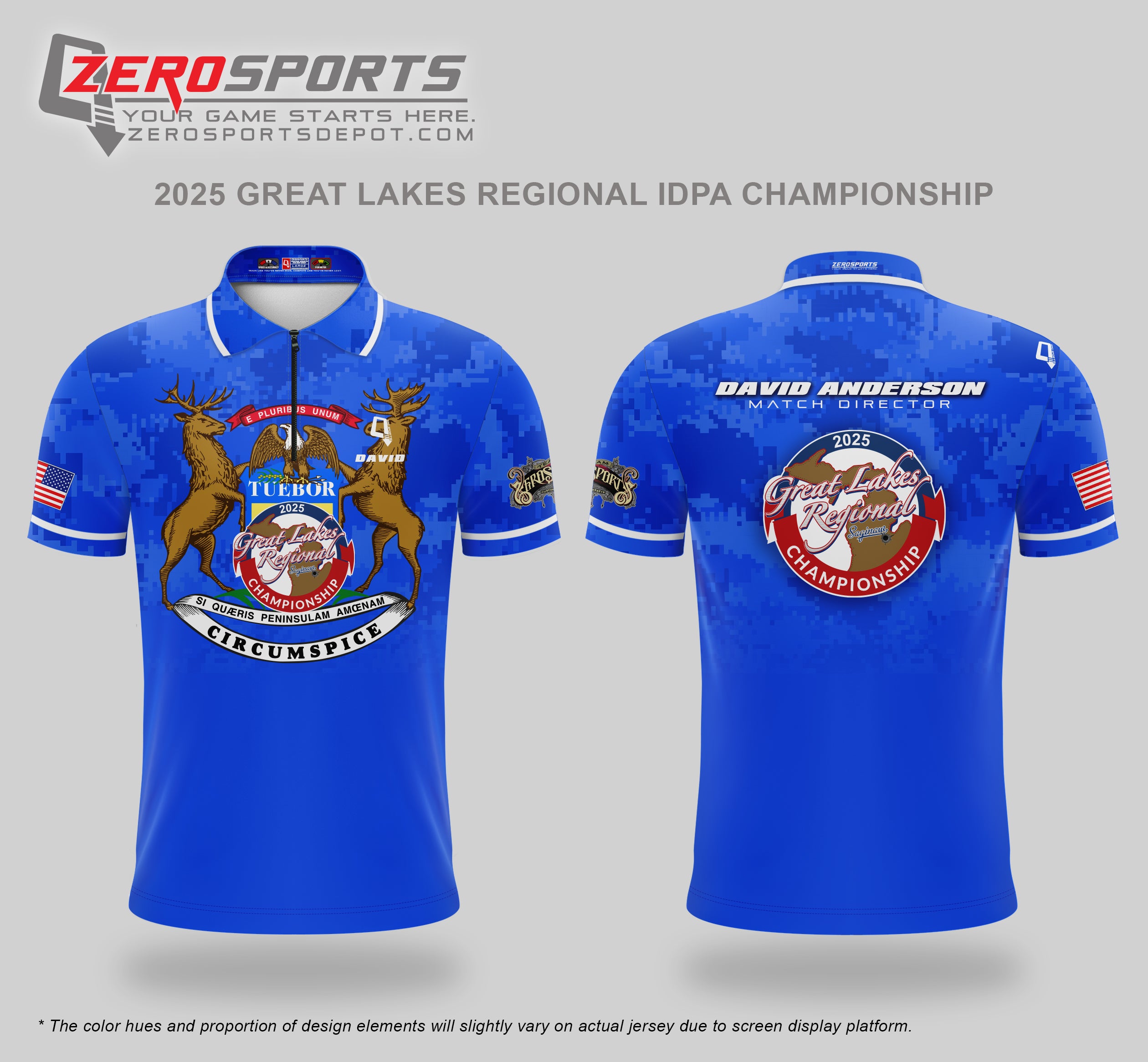 2025 Great Lakes Regional IDPA Championship Match Jersey  **All orders after 4/15/25 will be shipped directly to your address after the match.