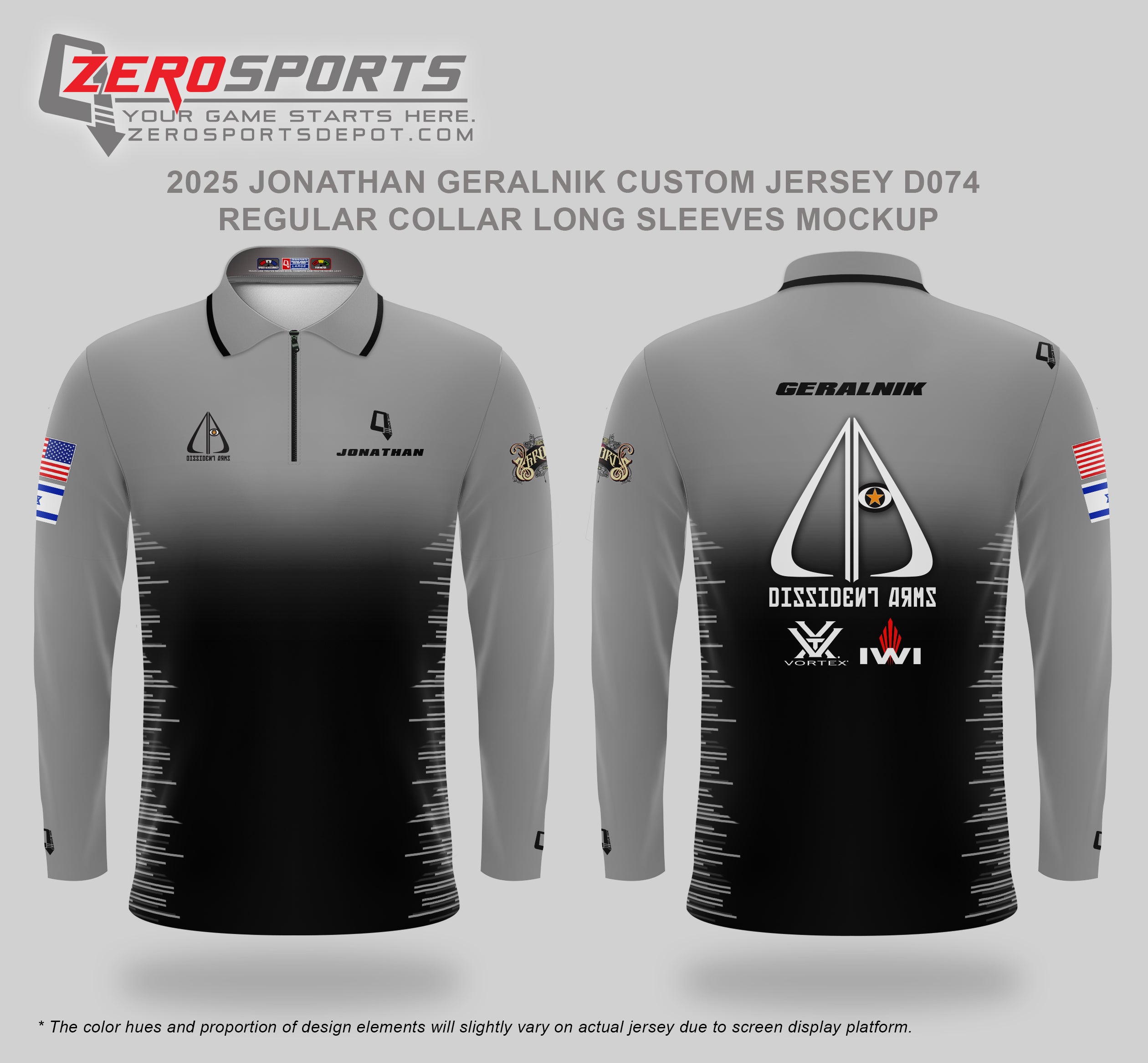 Jonathan Geralnik Custom Jersey (1pc LARGE/Reg)