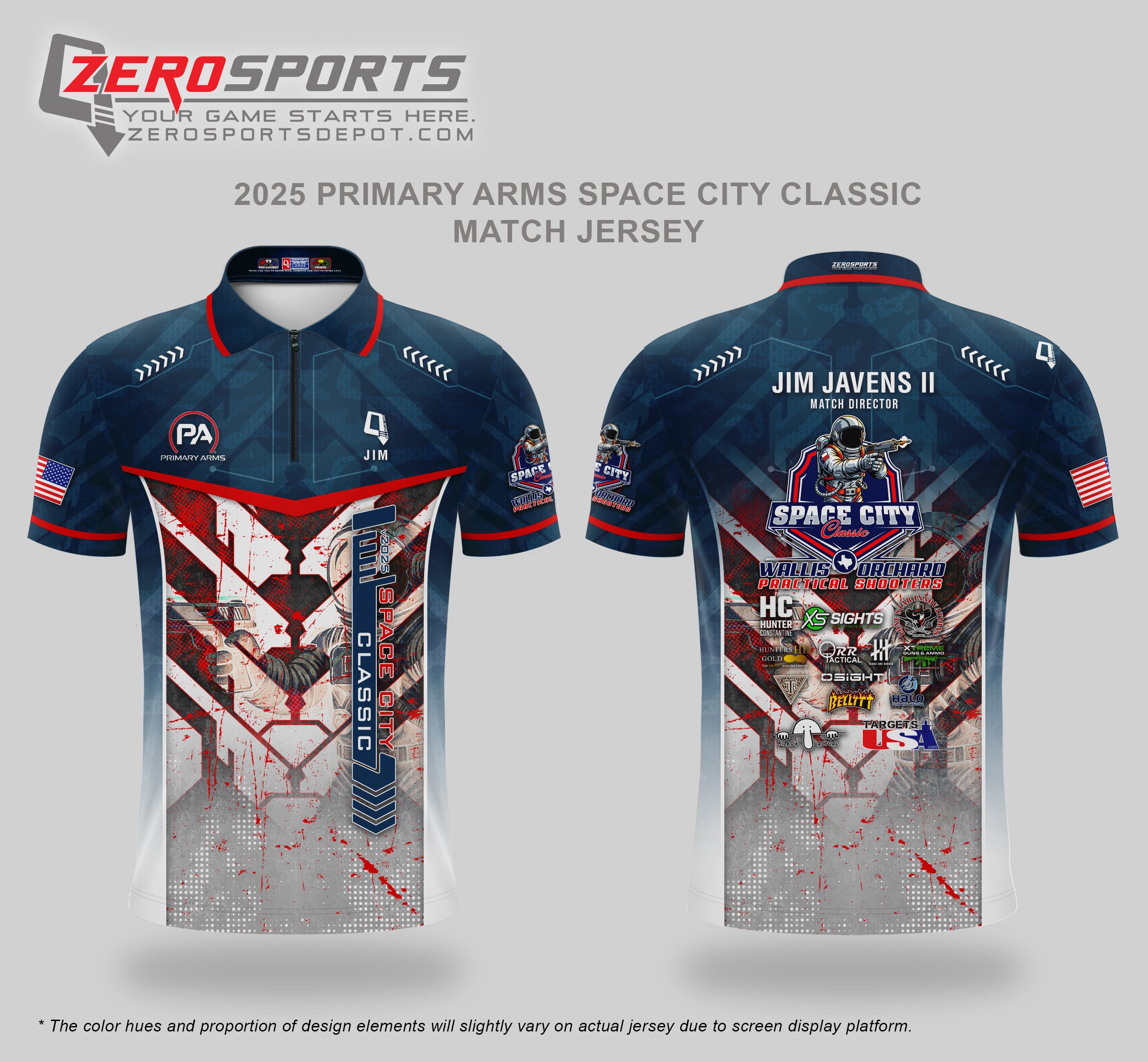 Primary Arms Space City Classic 2025 Match Jersey  **ORDERING CUTOFF REACHED. All orders after 8/3/25 will be shipped directly to your address after the match.