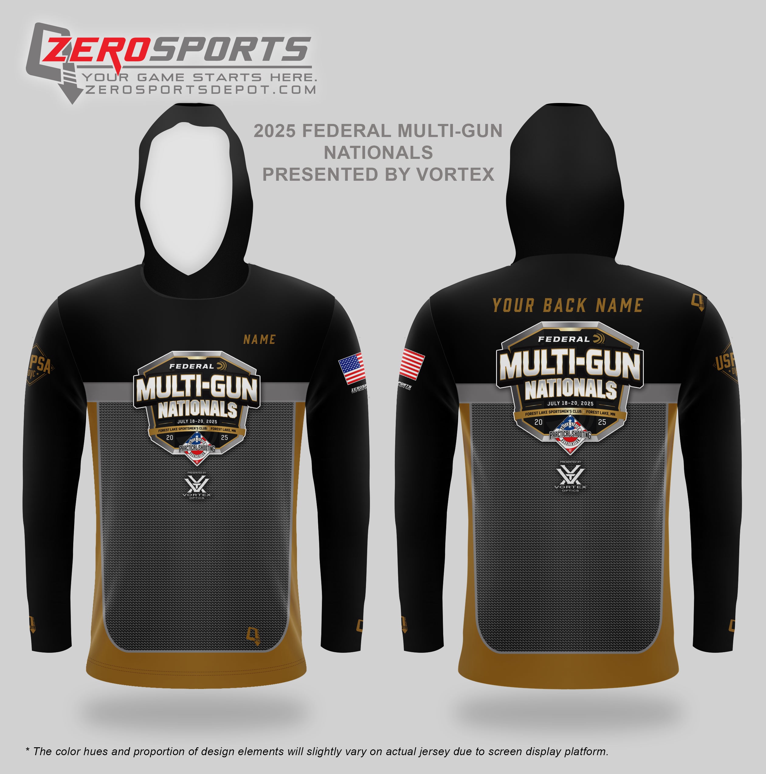 2025 Federal USPSA Multigun Nationals presented by Vortex Optics Match Jersey
