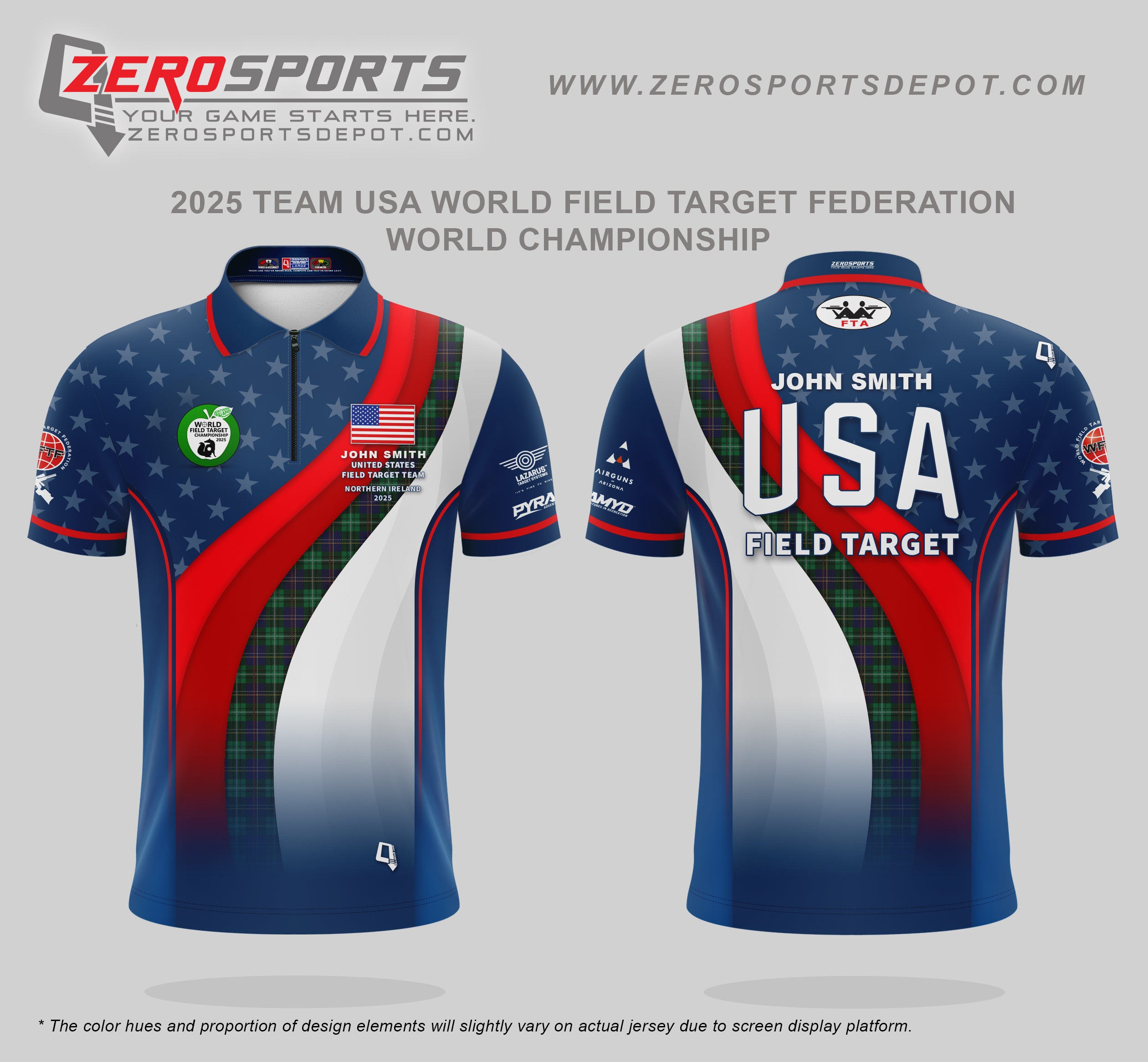 2025 World Field Target Championship Team USA Jersey