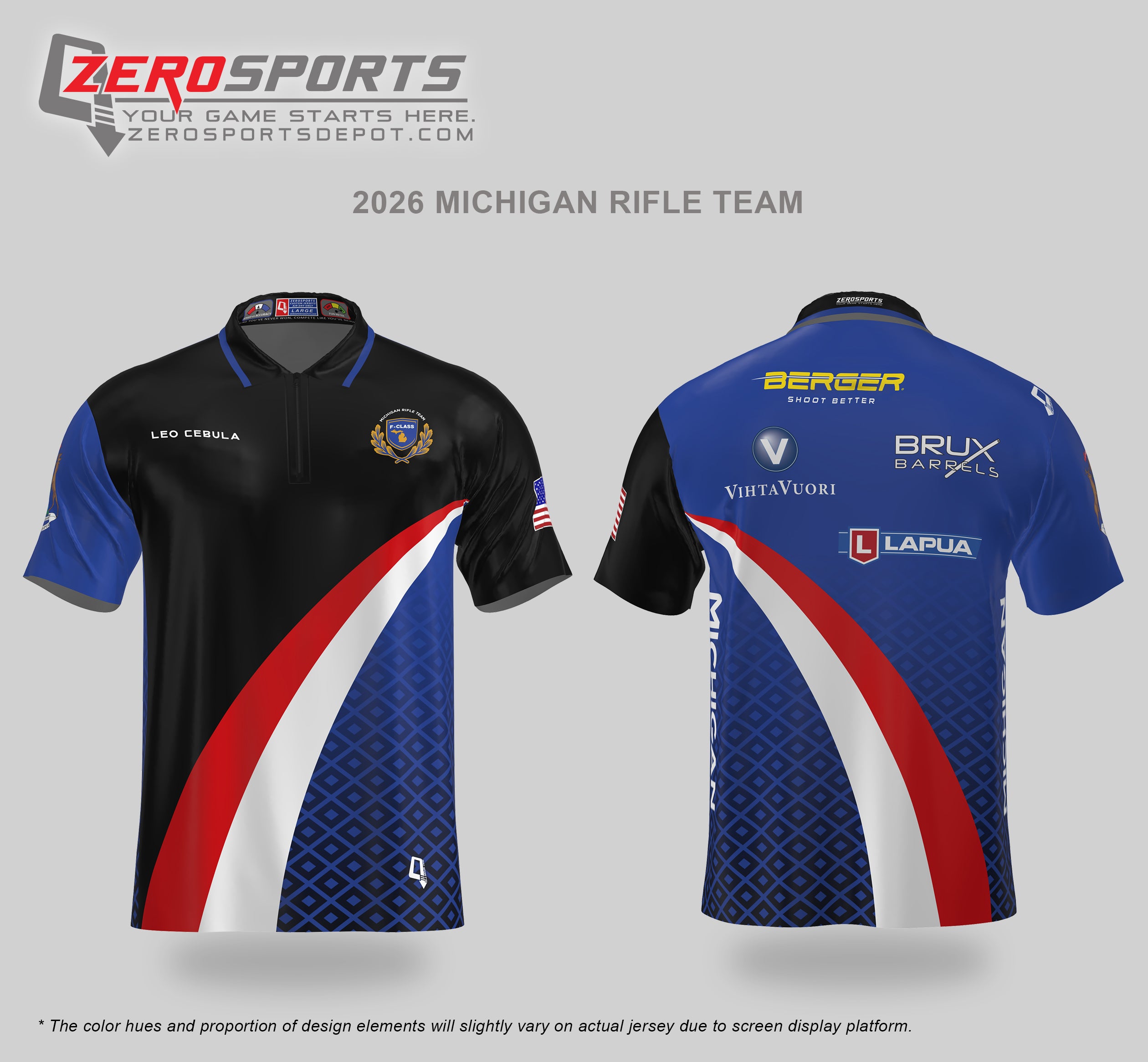2026 Michigan Rifle Team Jersey Project Bundle (6pcs)