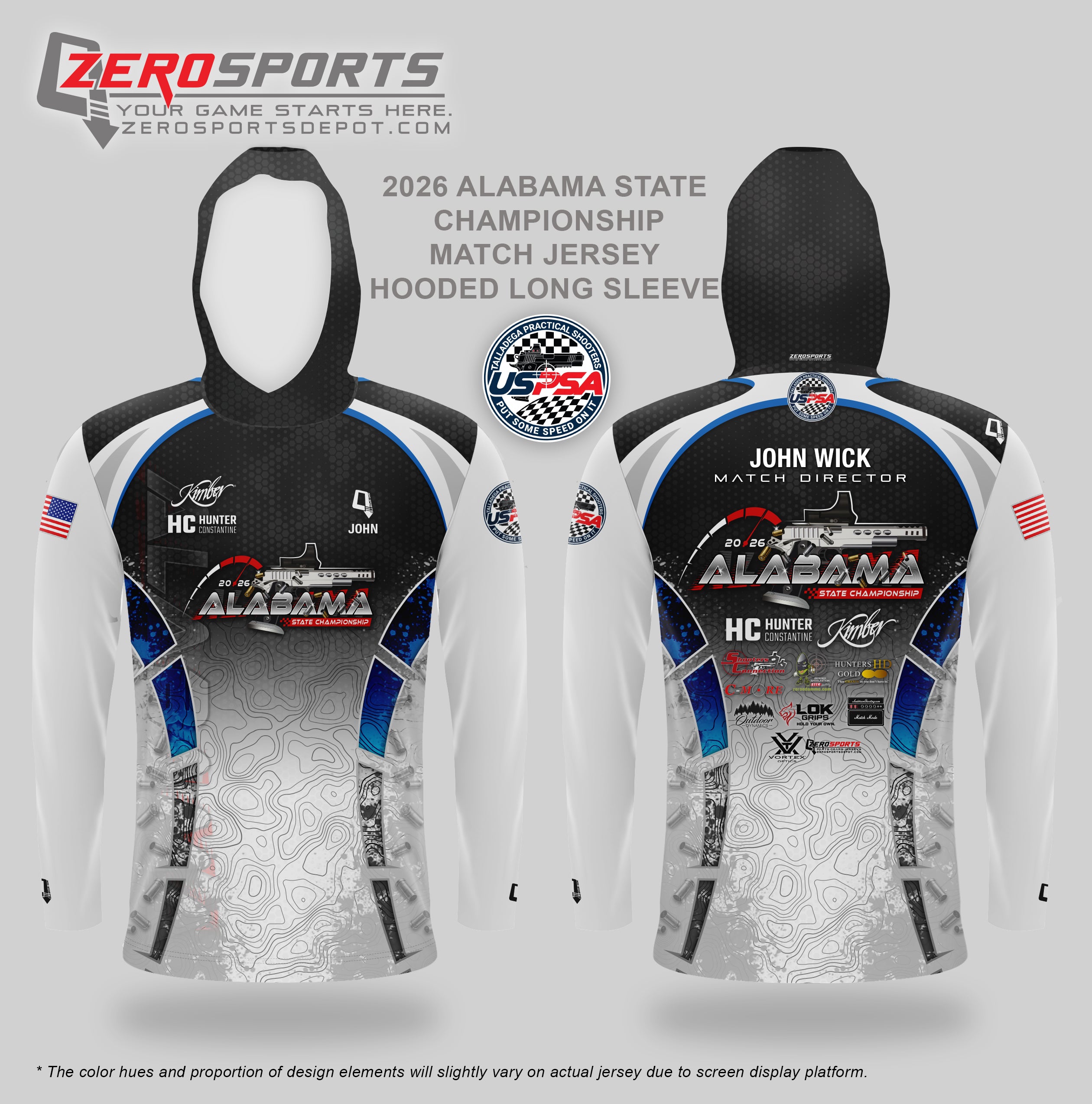 S. FISCHER - 2026 Alabama State USPSA Championship Match Staff Jersey (LARGE/Reg)