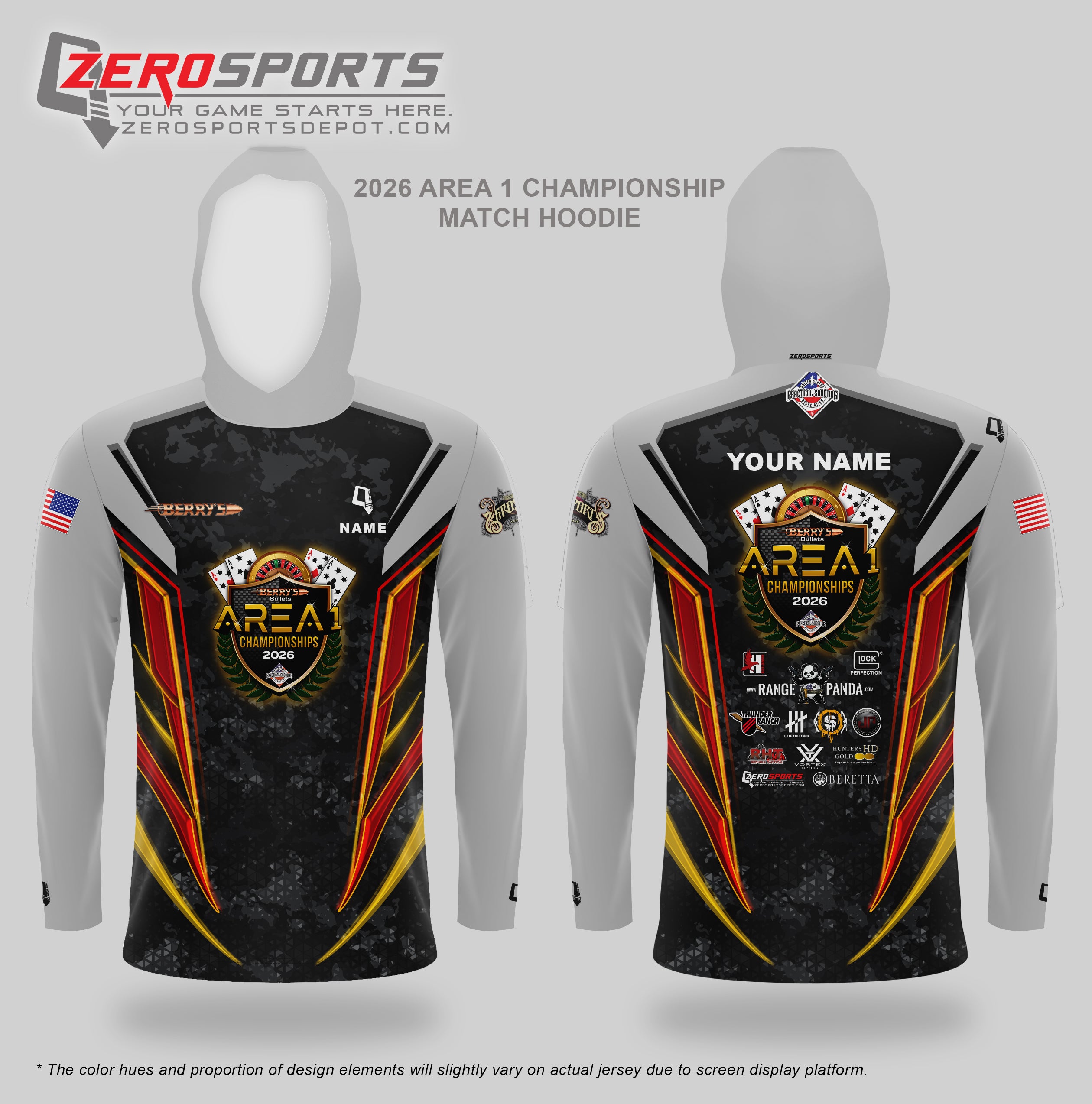 Berry's 2026 Area 1 Championship Presented by RPG2 Match Jersey (Past Match)
