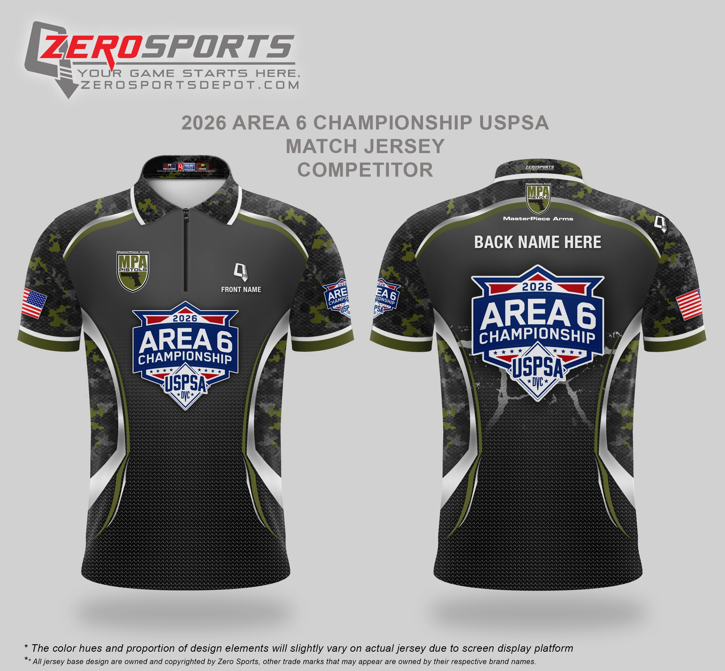 Masterpiece Arms 2026 Area 6 Championship Match Jersey
