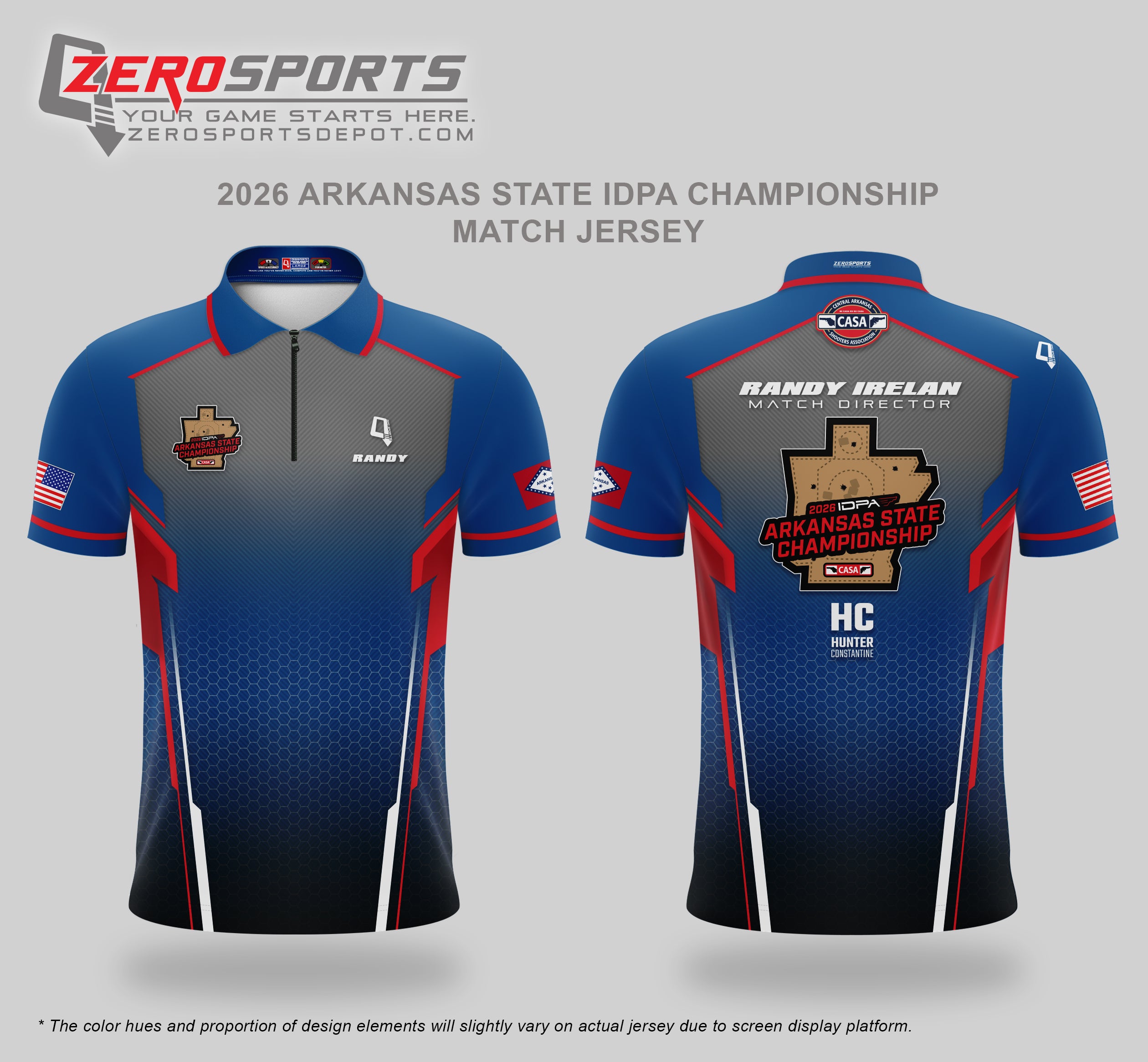 Hakan Sayin - 2026 CASA Arkansas State IDPA Championship Match Jersey (1pc SMALL/Reg/Claim at the match)