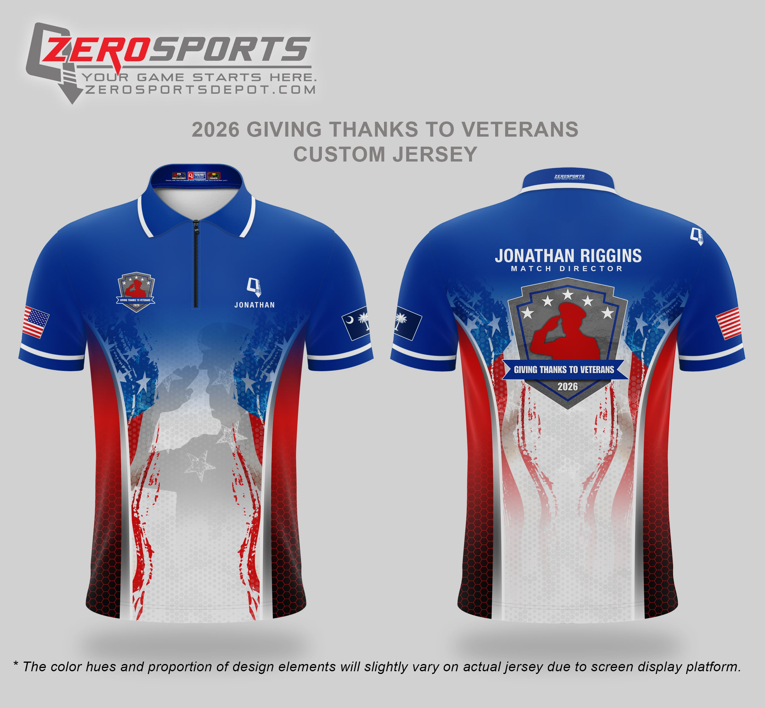 2026 Giving Thanks to Veterans Charity Match Jersey