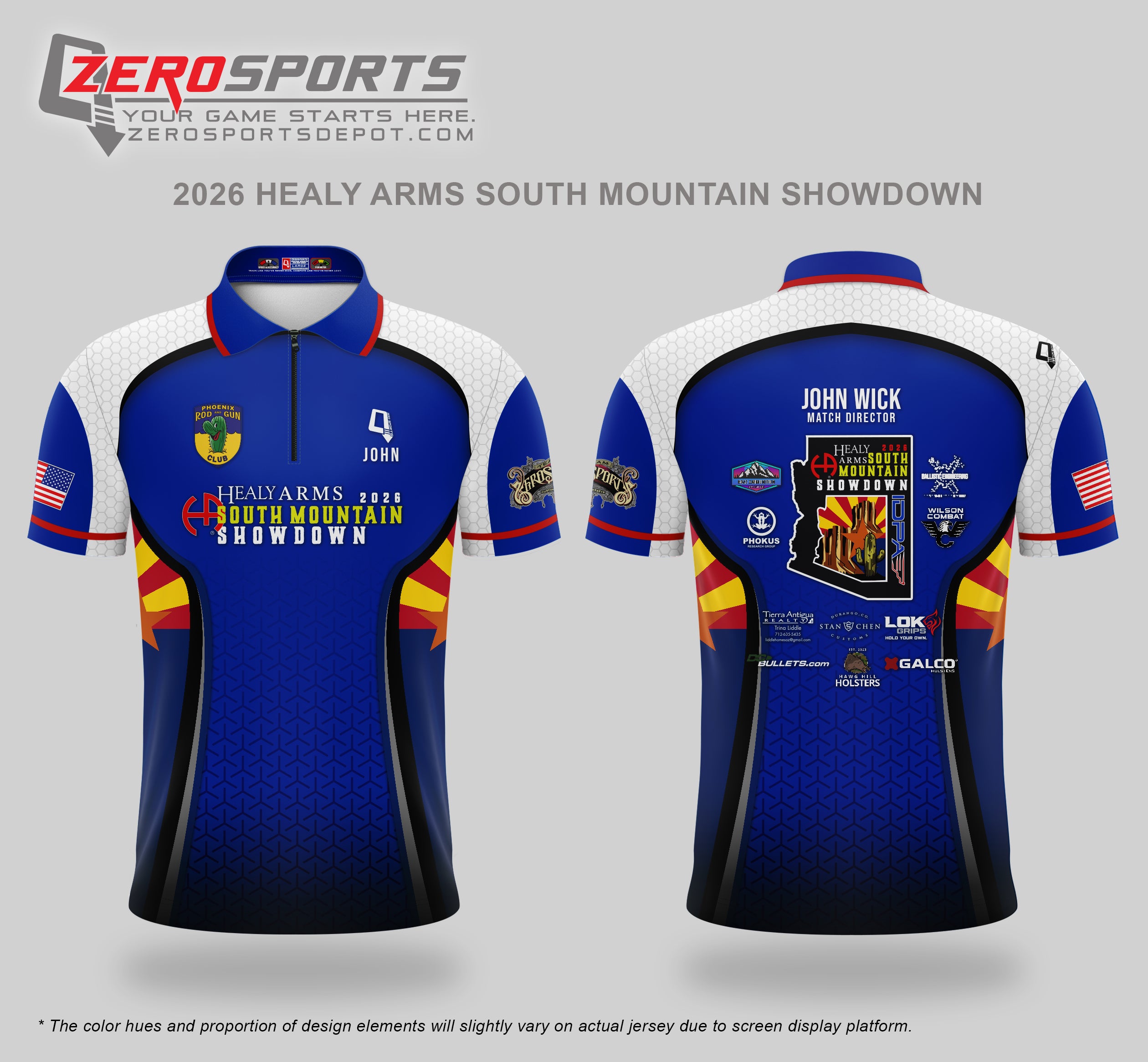 2026 Healy Arms South Mountain Showdown Match Jersey