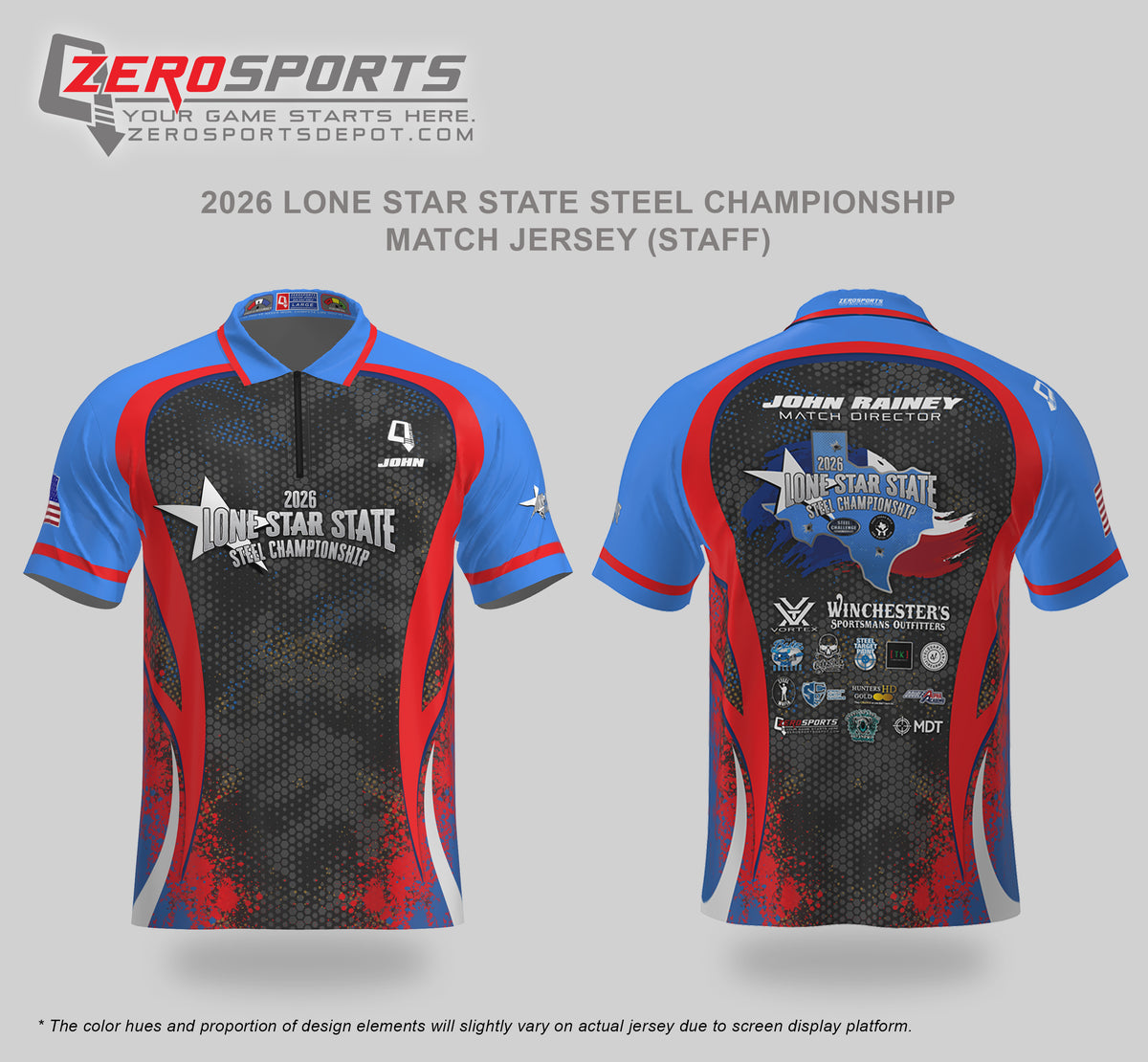 2026 Lone Star State Steel Championship Match Staff Jerseys Project Bundle