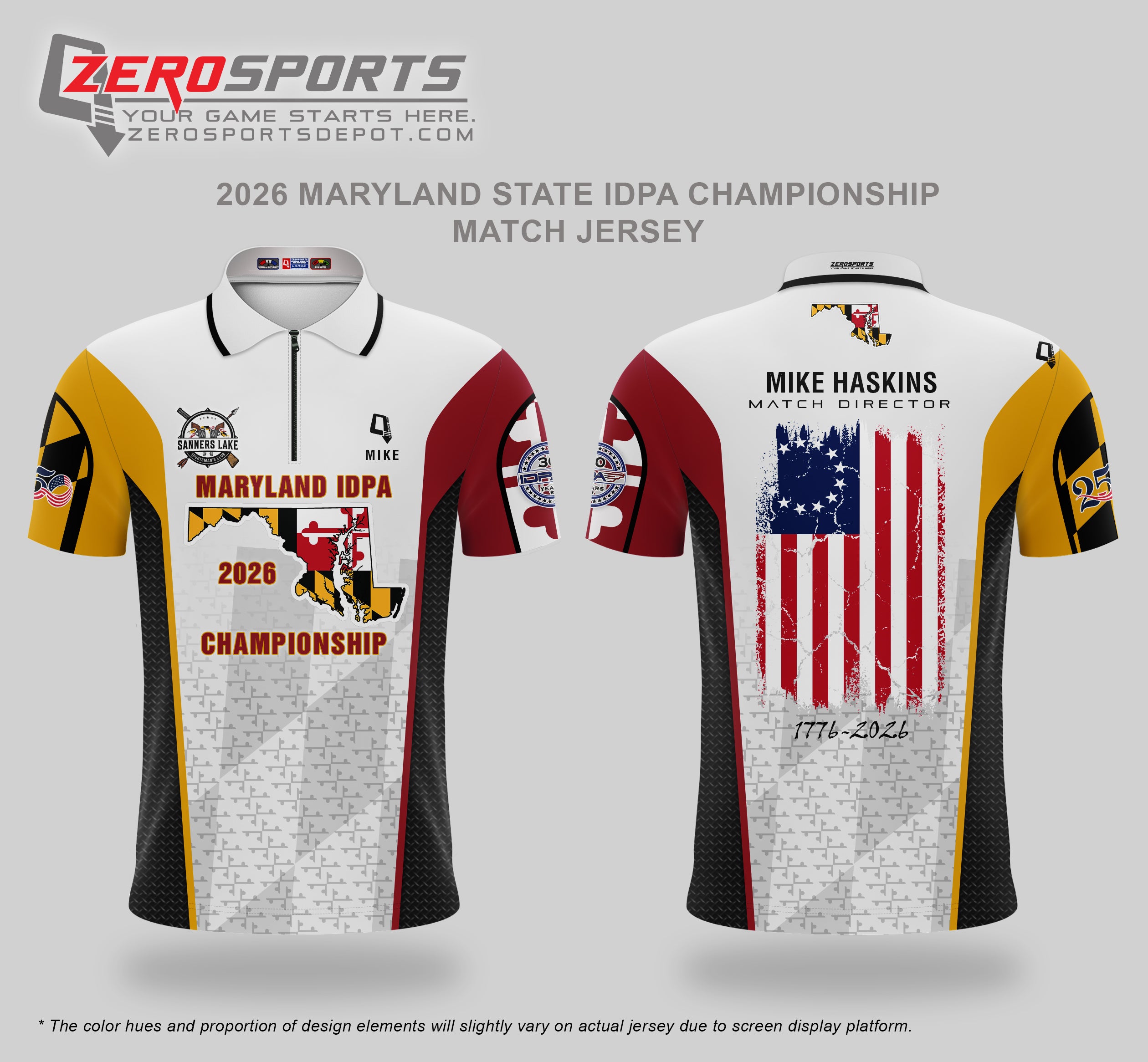 2026 Maryland IDPA Championship Match Jersey