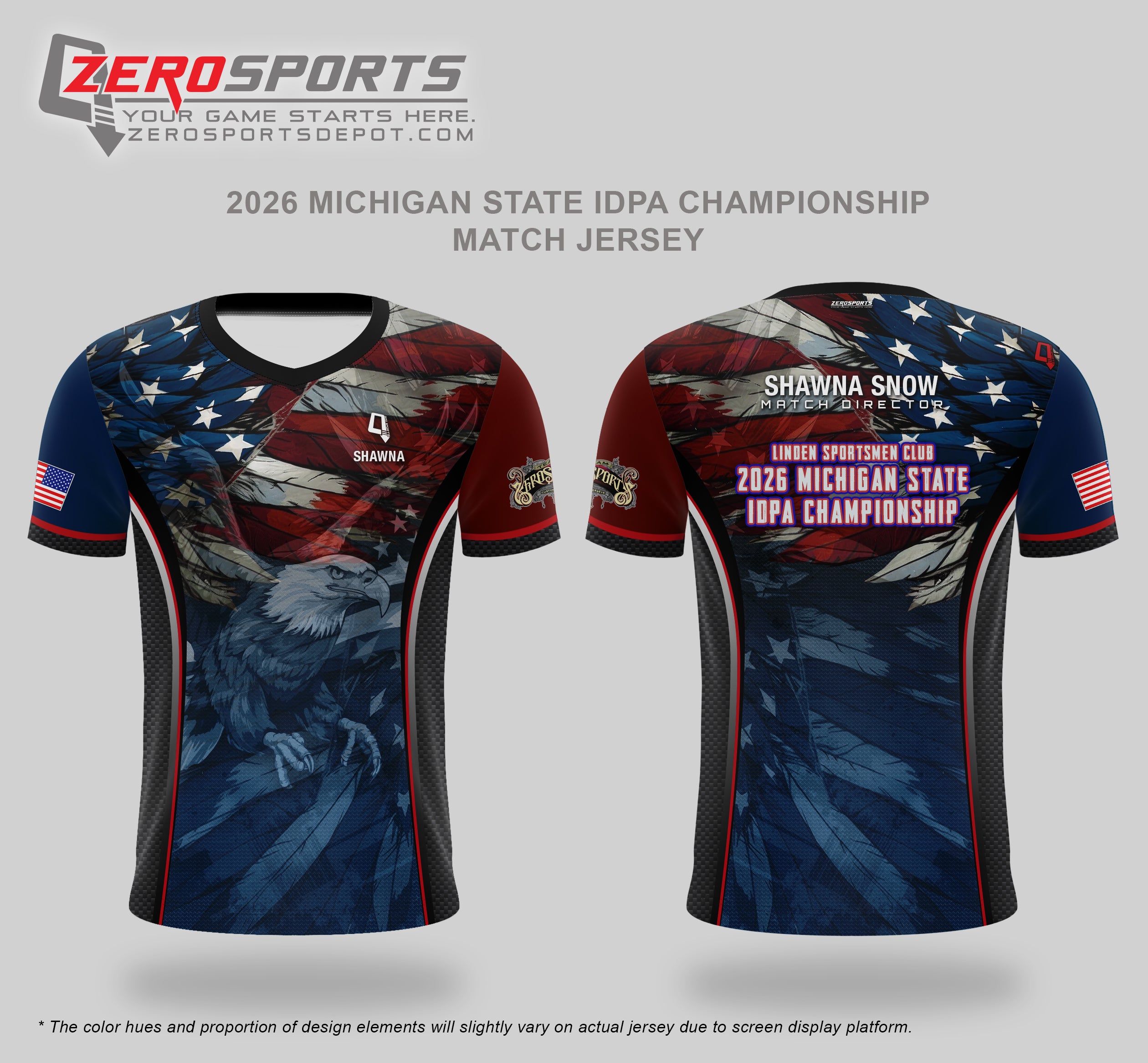 2026 Michigan State IDPA Championship Match Jersey