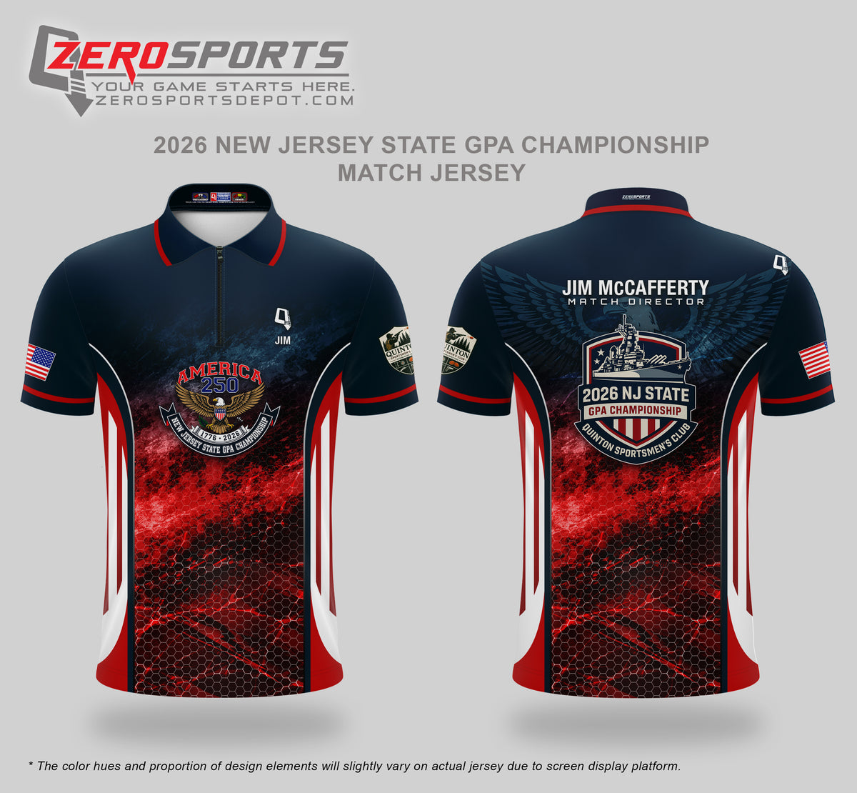 2026 NJ State GPA Championship Match Staff Jerseys Project Bundle (29pcs)