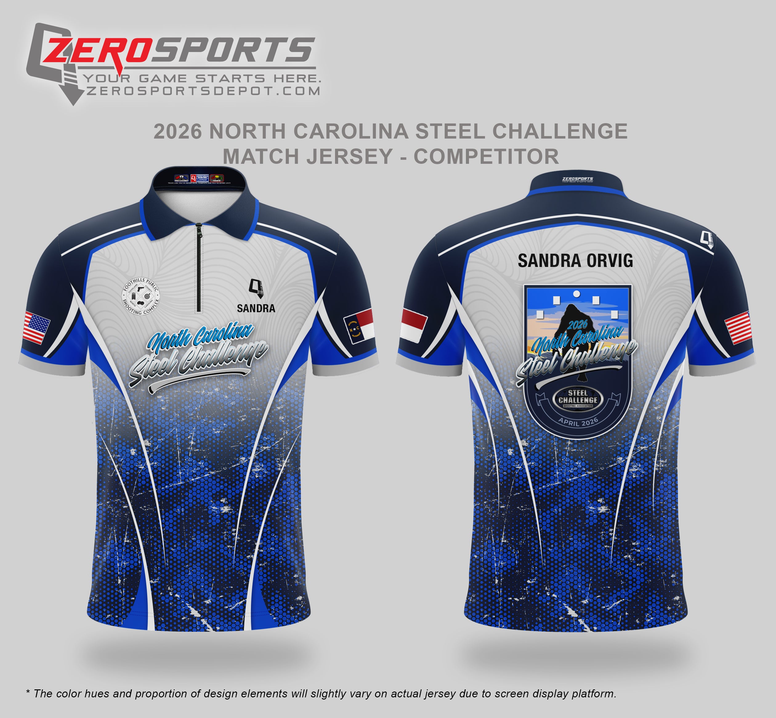 2026 North Carolina State Steel Challenge Match Jersey (Past Match)