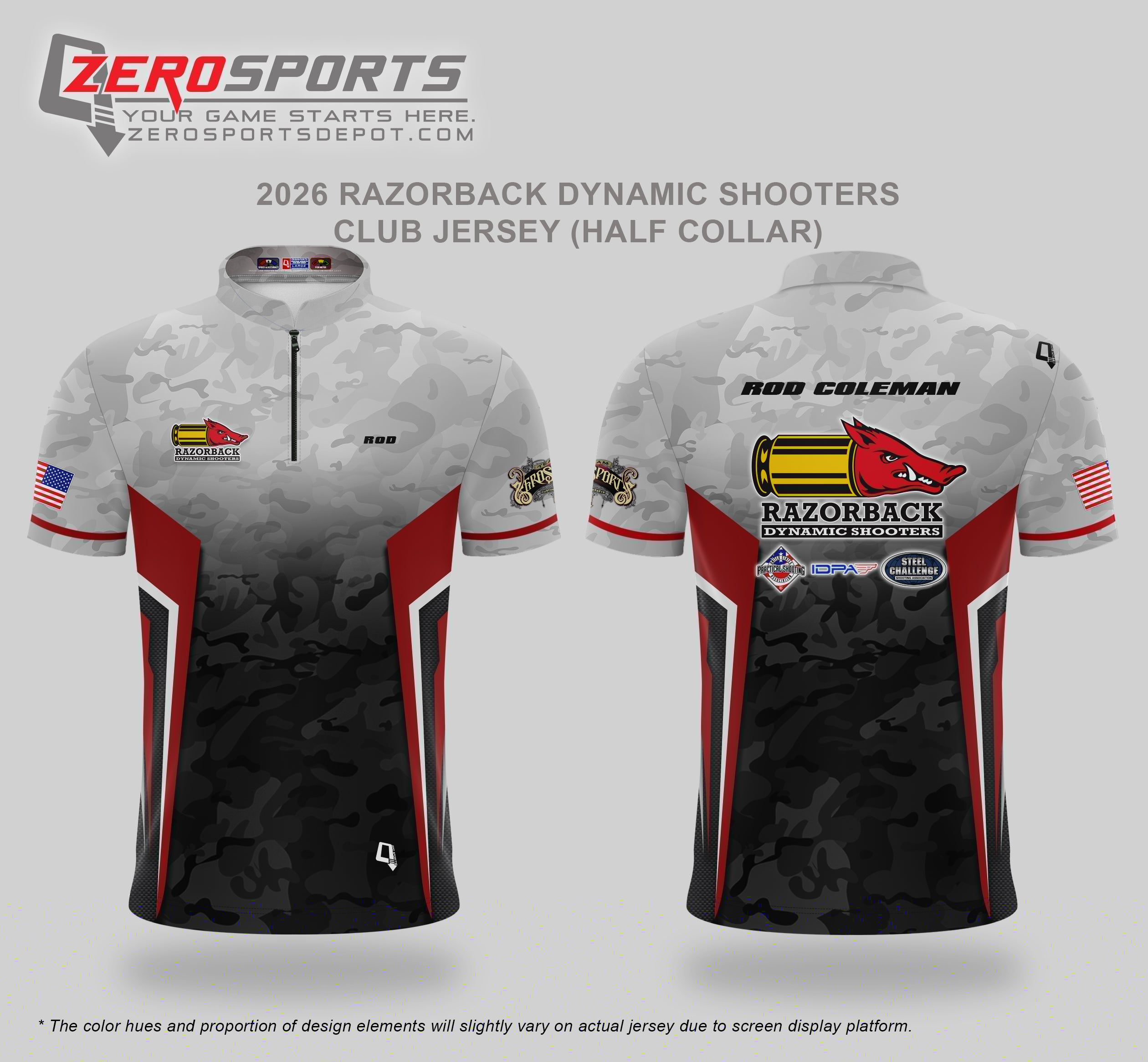 2026 Razorback Dynamic Shooters Club Jersey