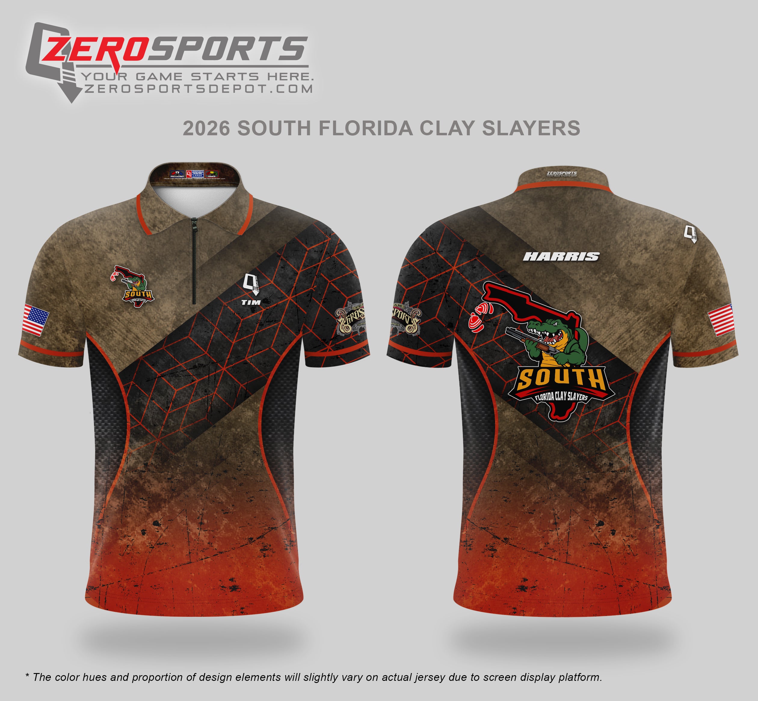 2026 South Florida Clay Slayers Custom Jersey
