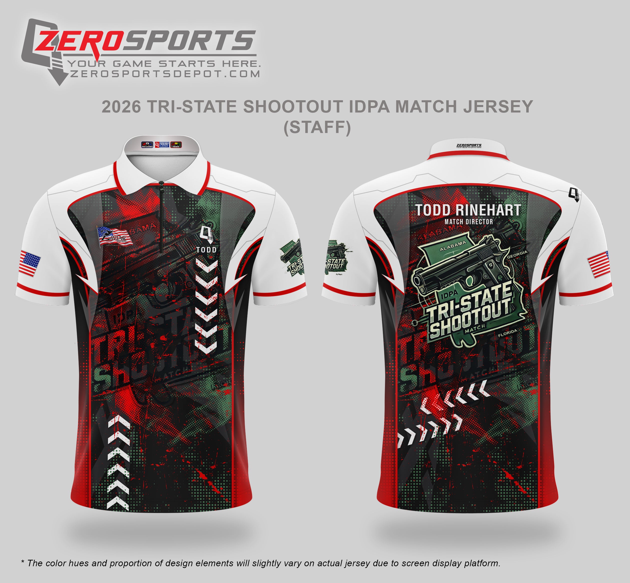 2026 Tri-State Shootout Match Staff Jersey Project Bundle (2nd Order)