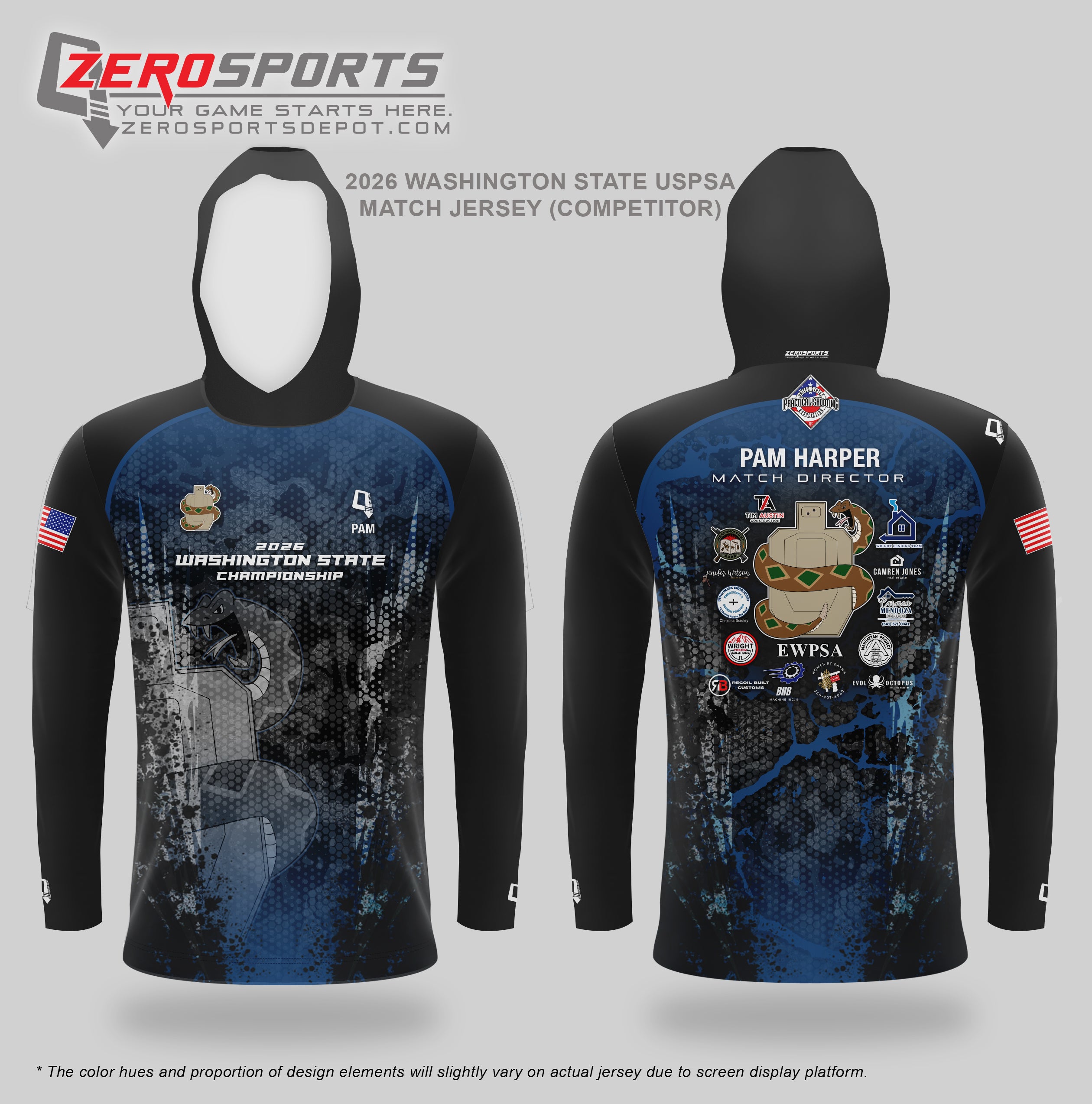 2026 Washington State USPSA Championship Match Jersey (Past Match)