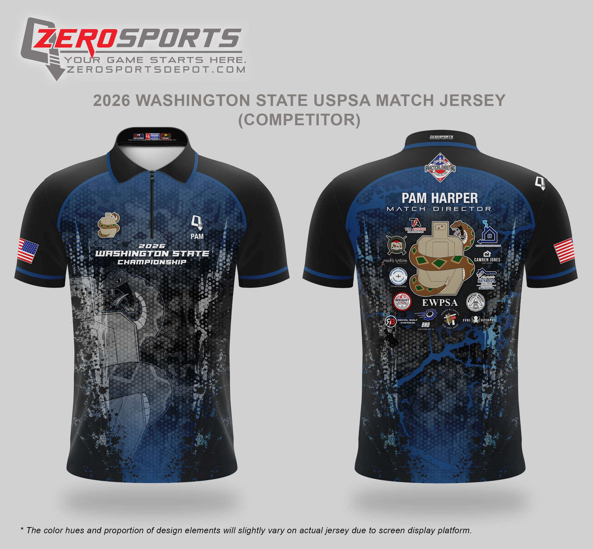 2026 Washington State USPSA Championship Match Jersey (Past Match)