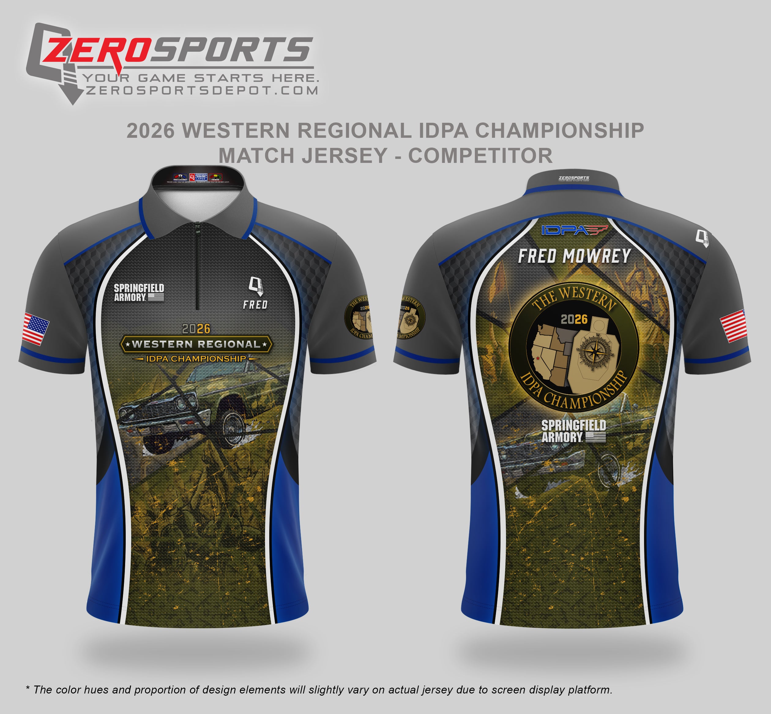 2026 The Western Regional IDPA Championship Match Jersey (Past Match)