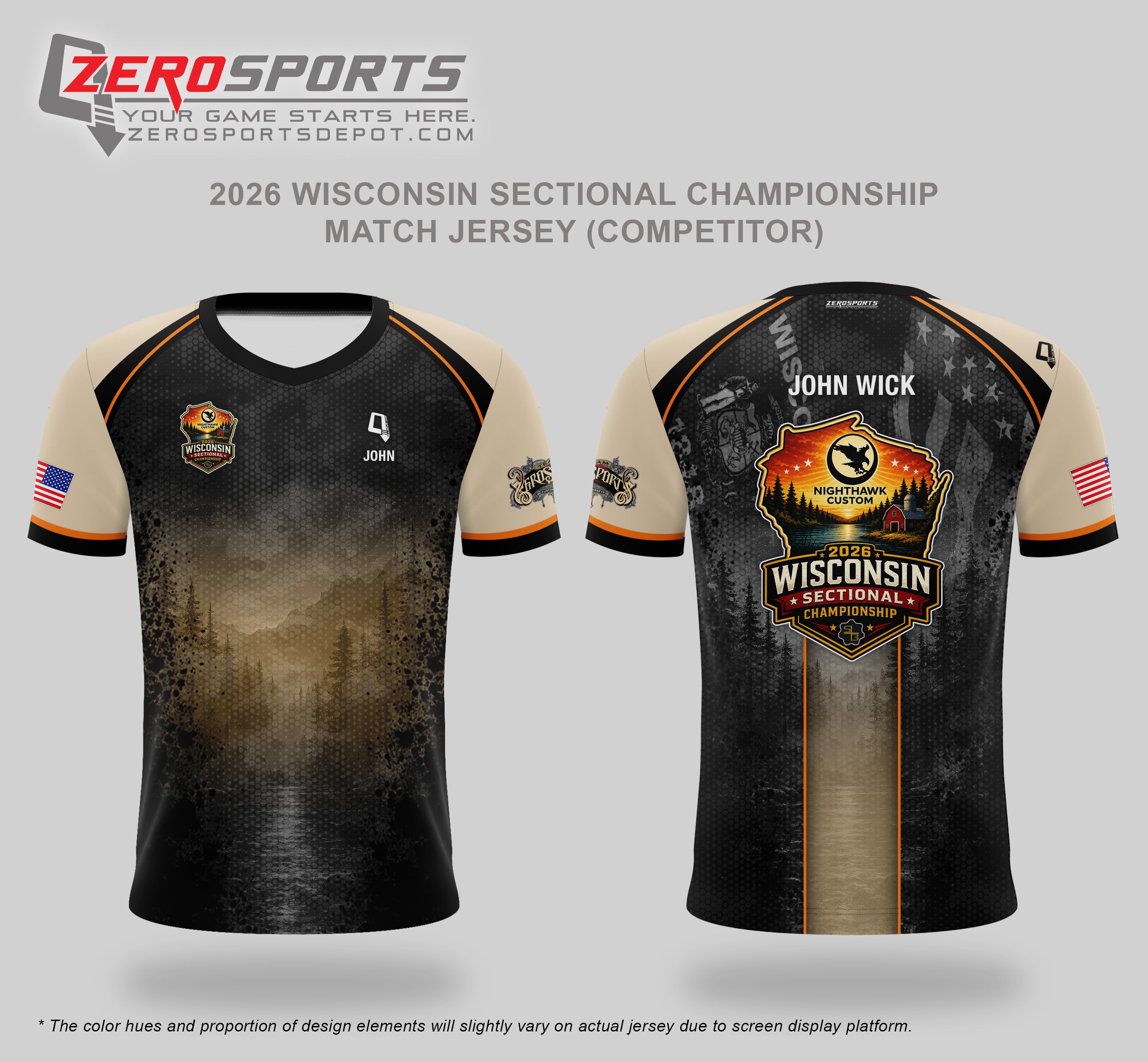 2026 Wisconsin Sectional Championship Match Jersey