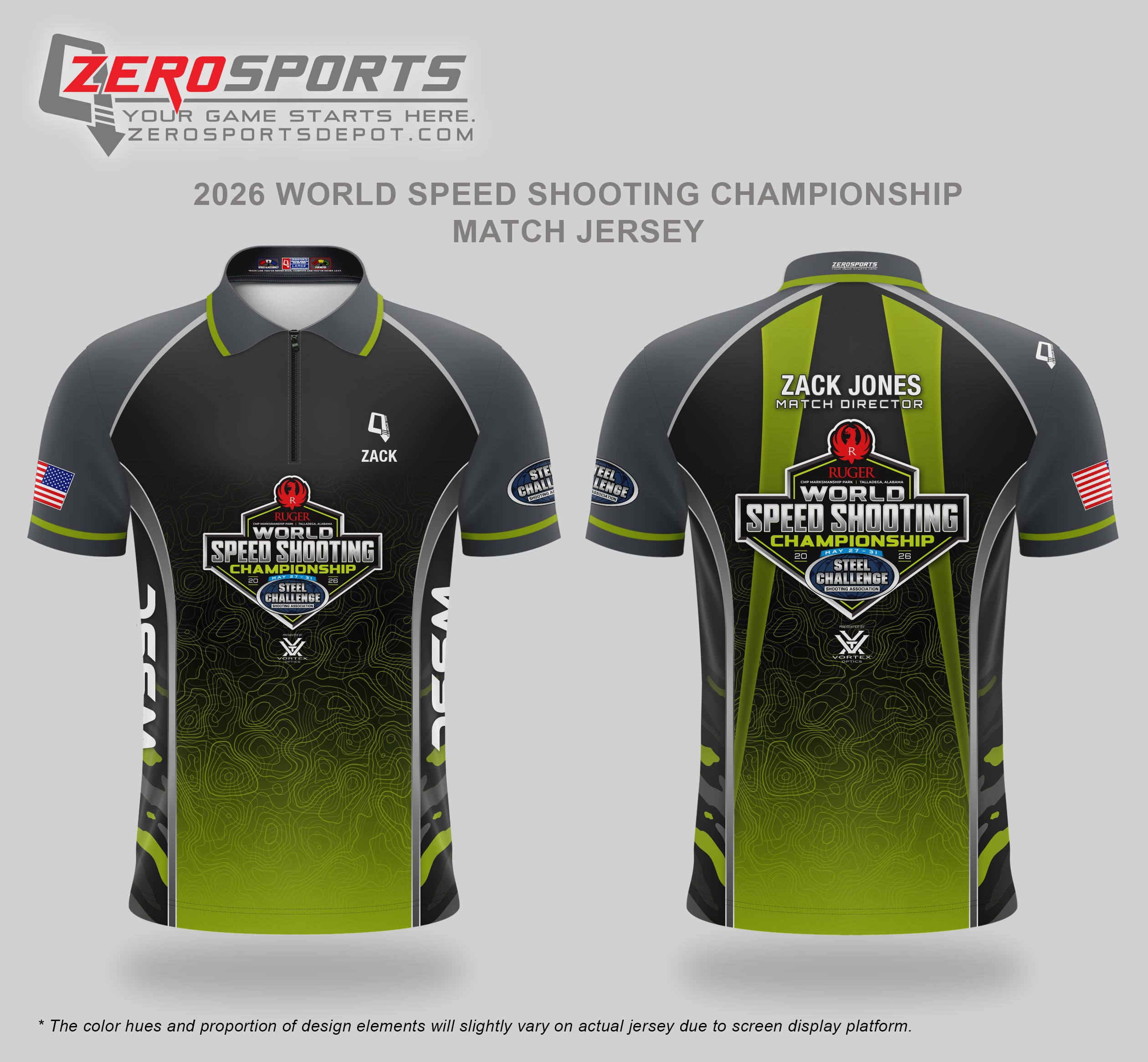 2026 World Speed Shooting Championship Match Jersey