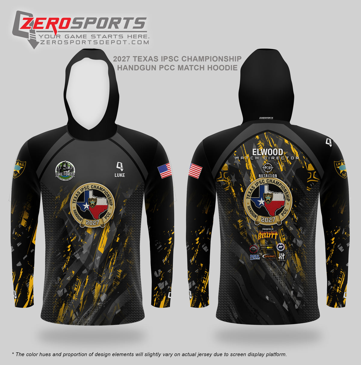 2027 POV Nutrition Texas IPSC Championship Match Jersey