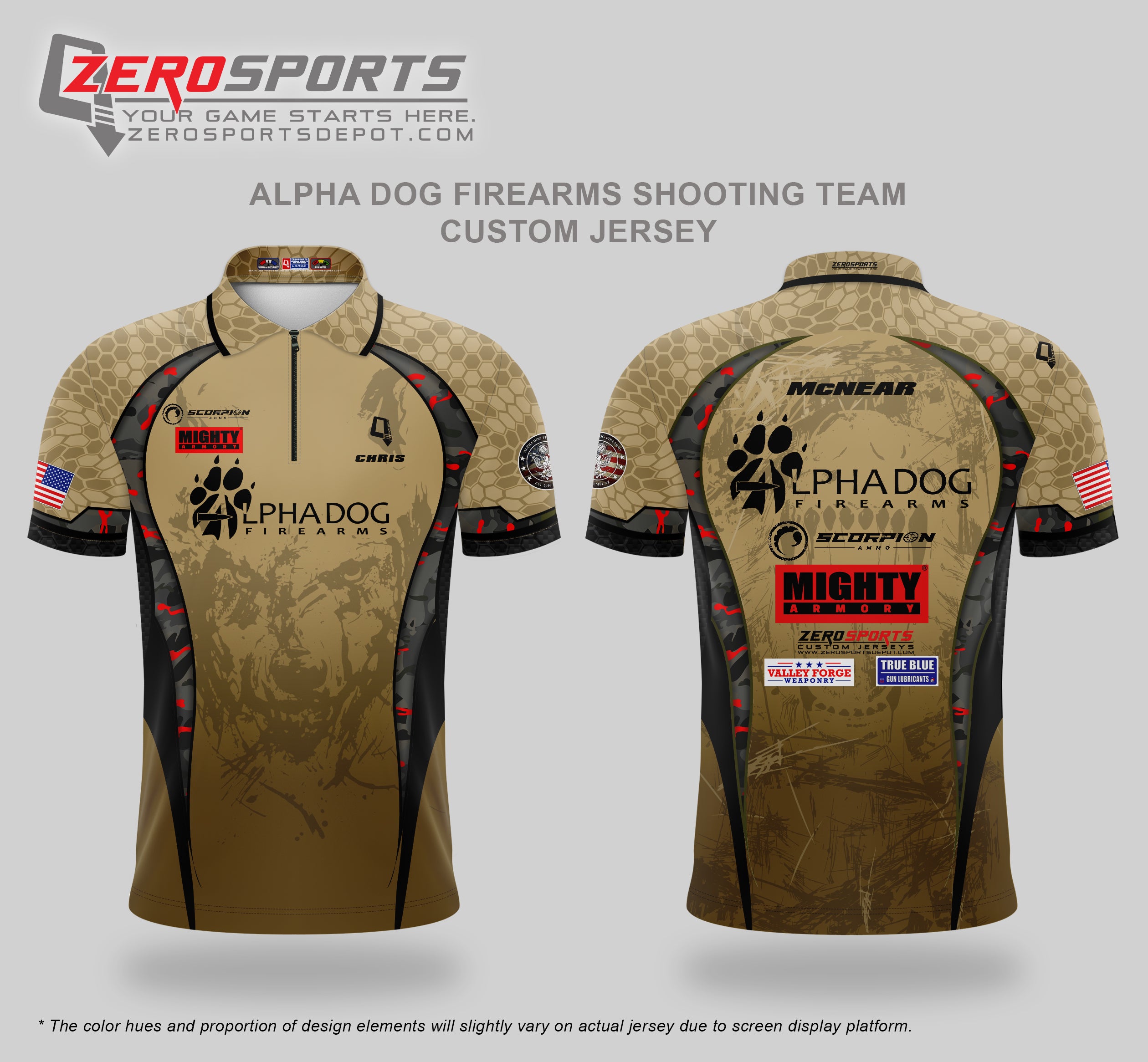 PHILIP BROADUS - 2025 Alpha Dog Firearms Team Jersey