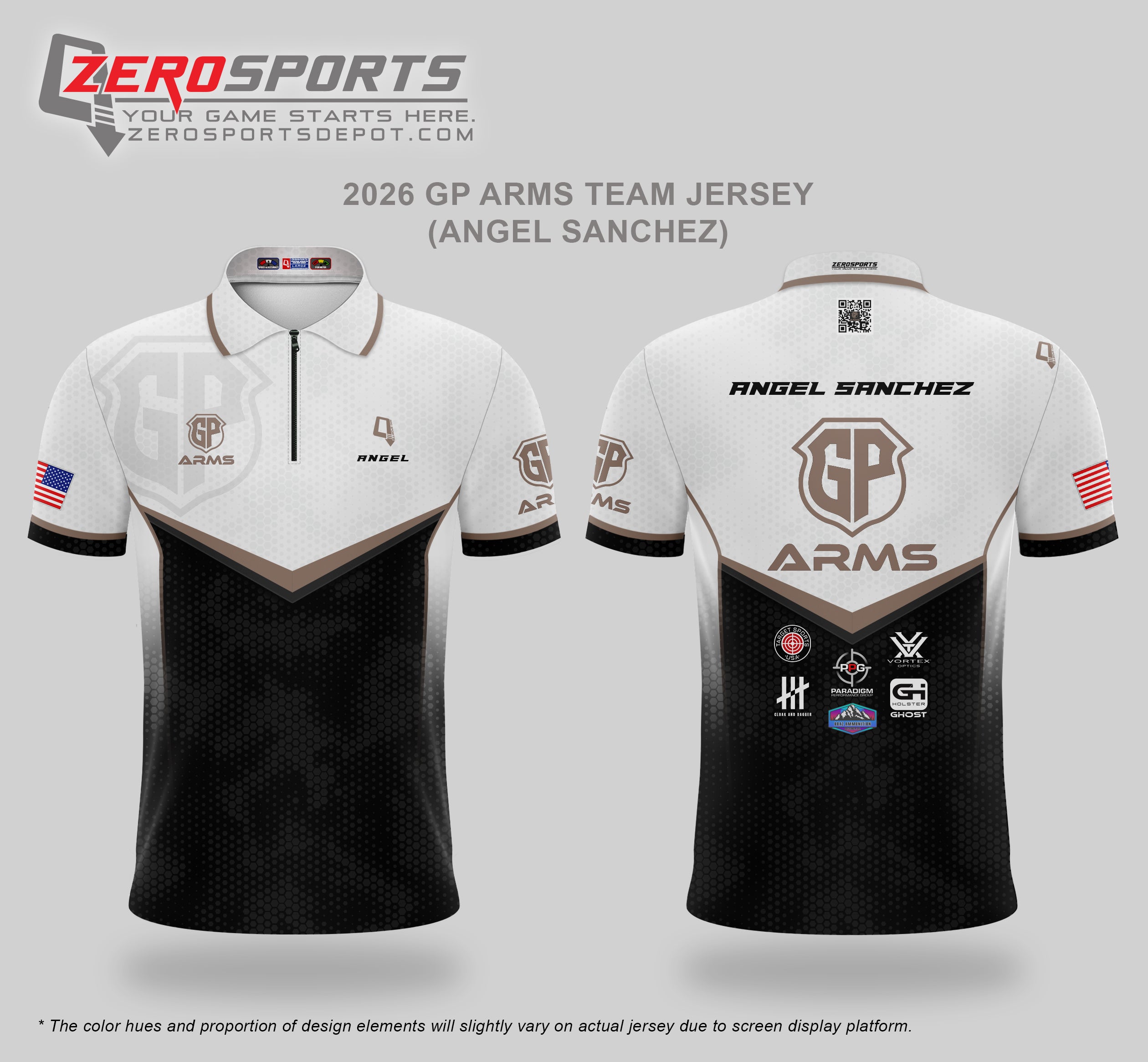 Angel Sanchez - 2026 GP Arms Team Jersey Project Bundle (2pcs)