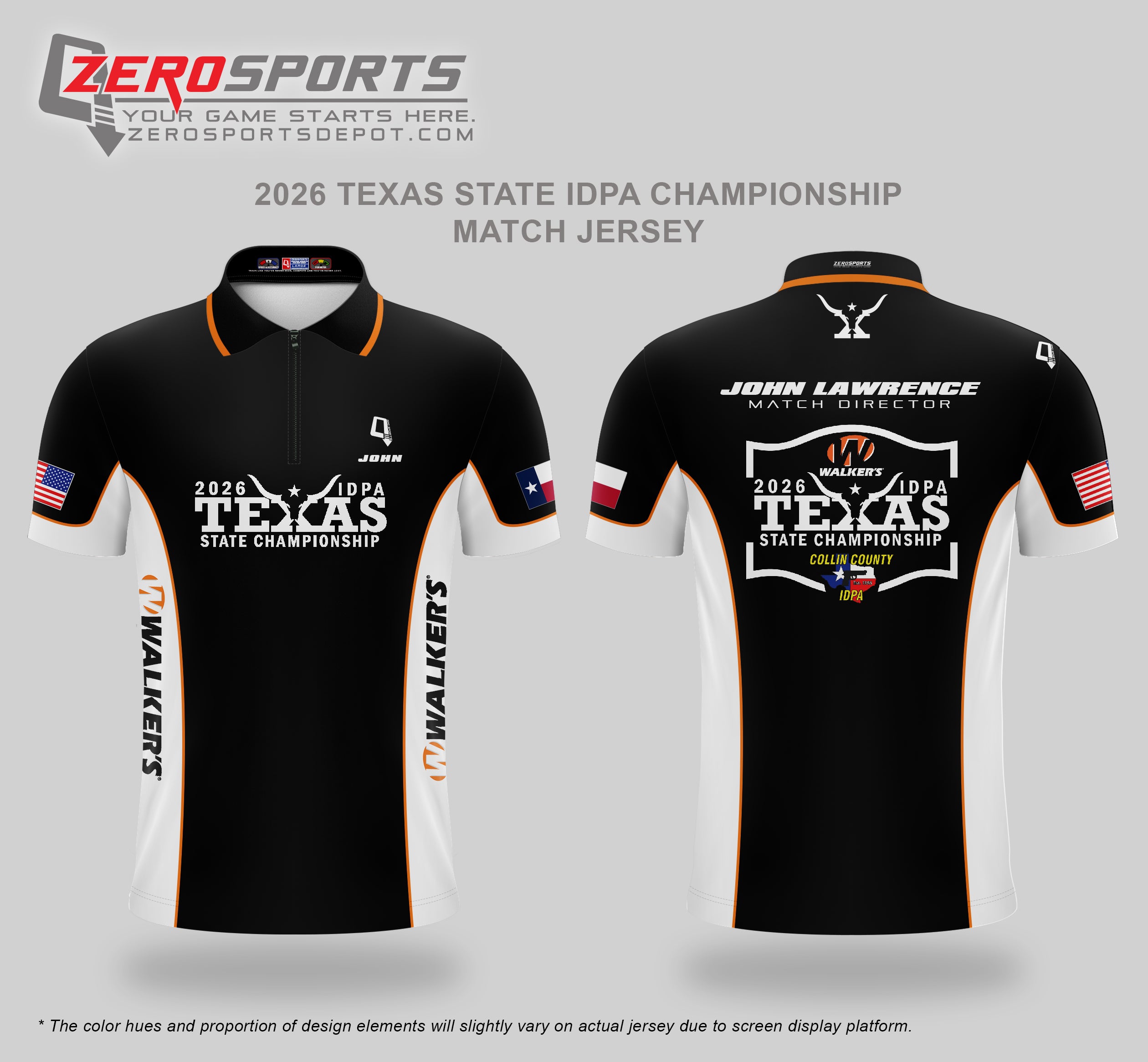 2026 Texas State IDPA Championship Match Jersey  **ORDERING CUT OFF REACHED.  All orders after 2/14/26 will be shipped to your address AFTER the match.