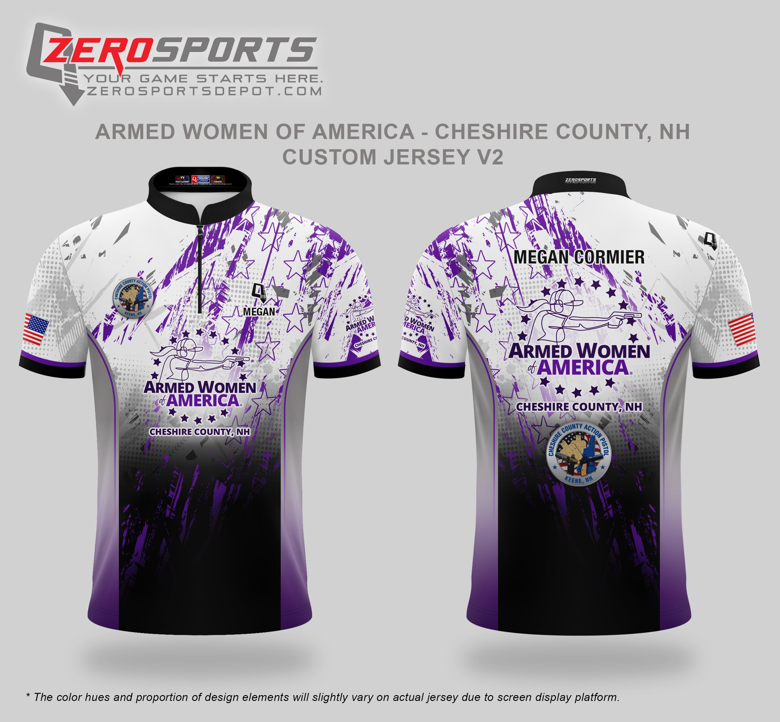 2026 Armed Women of America - Cheshire County, NH Team Jersey
