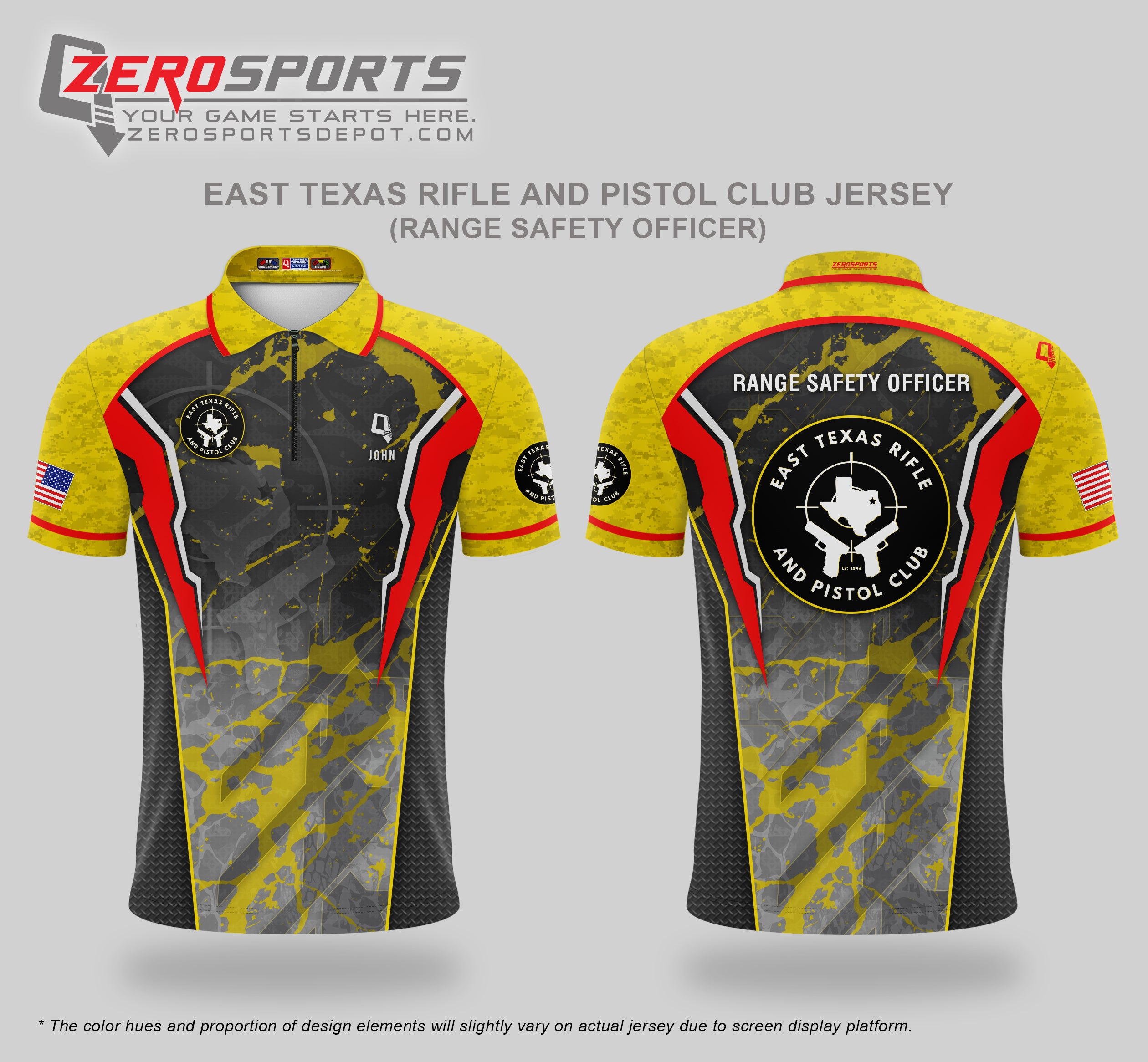 2026 East Texas Rifle and Pistol Club Jersey - RSO Uniform (4pcs)