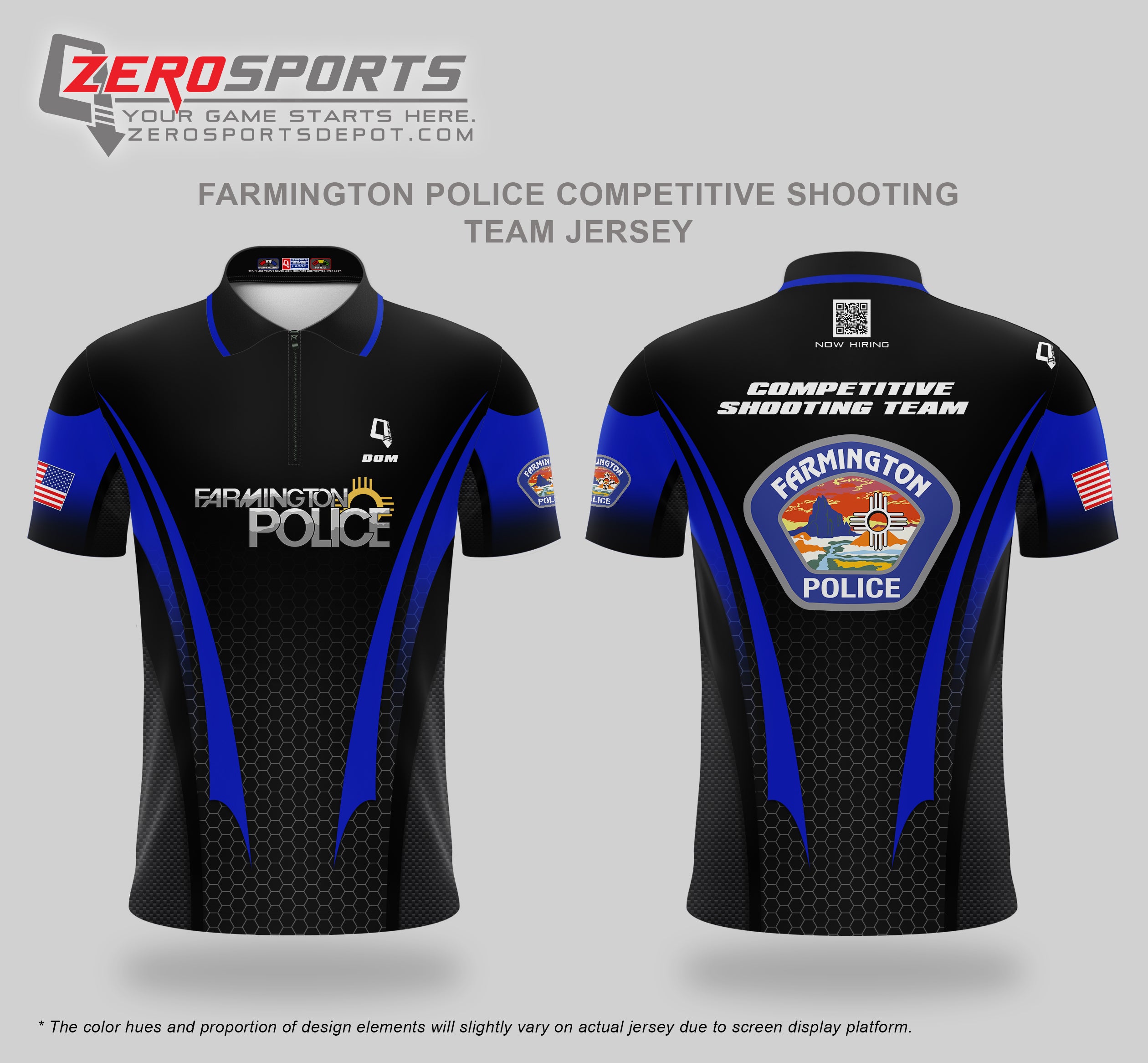 Farmington Police Competitive Shooting Team Custom Jersey