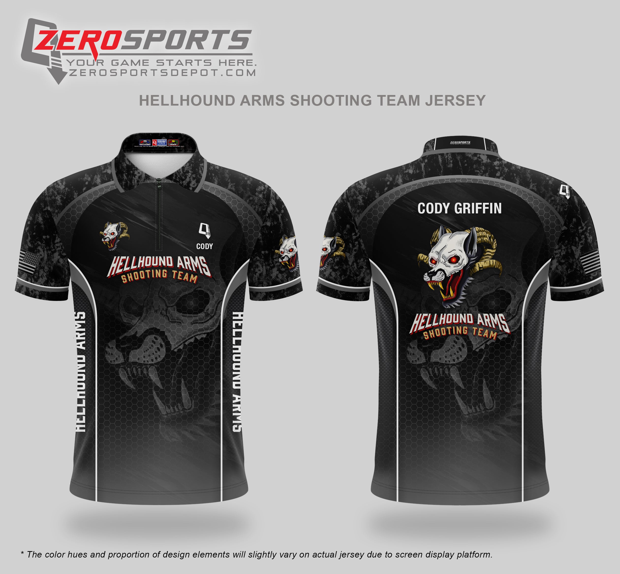 Hellhound Arms Shooting Team Jersey - Black