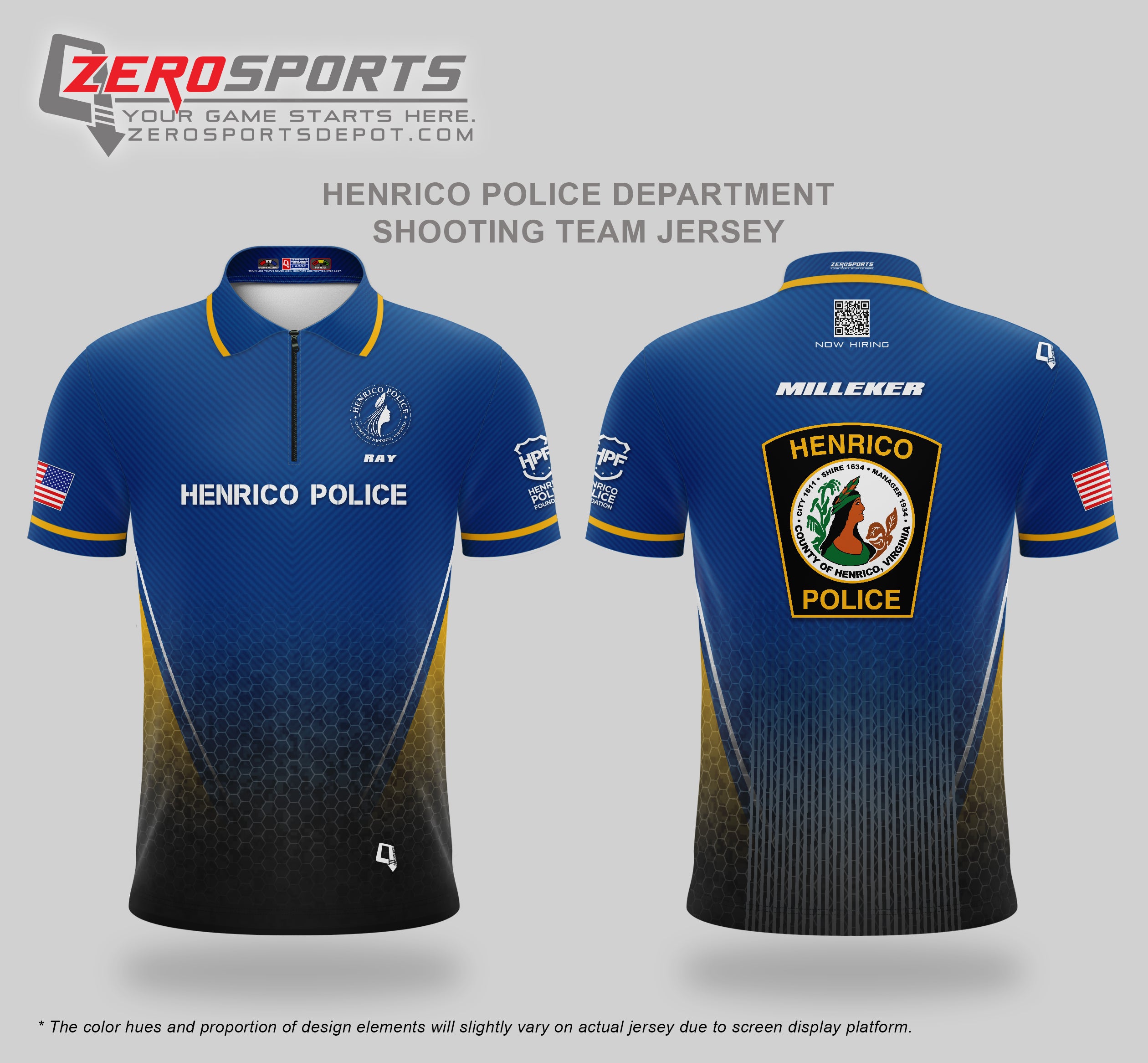 Henrico PD Shooting Team Jersey Project Bundle